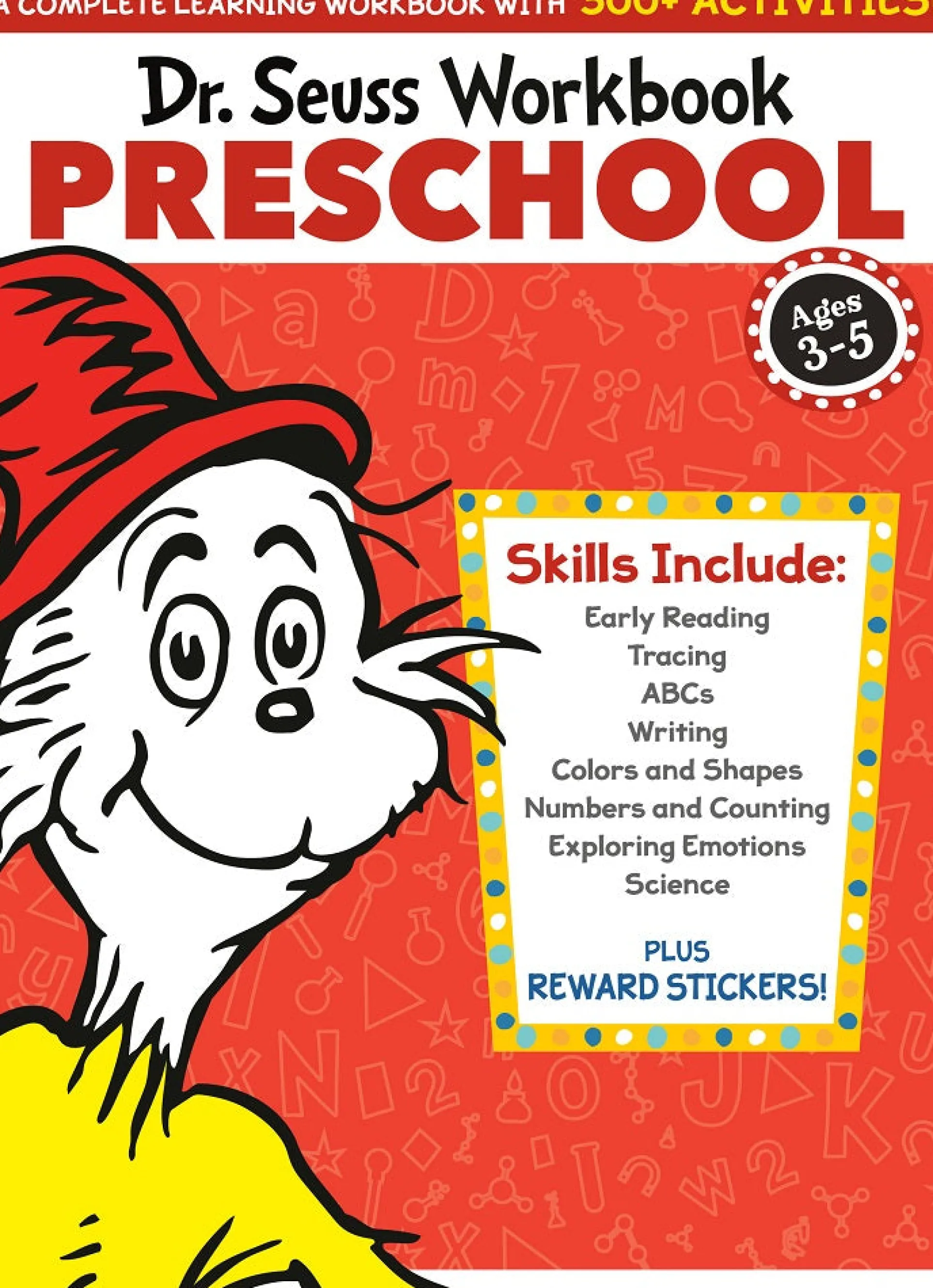 Dr. Seuss Preschool Learning Workbook - Fun with Letters, Numbers & More
