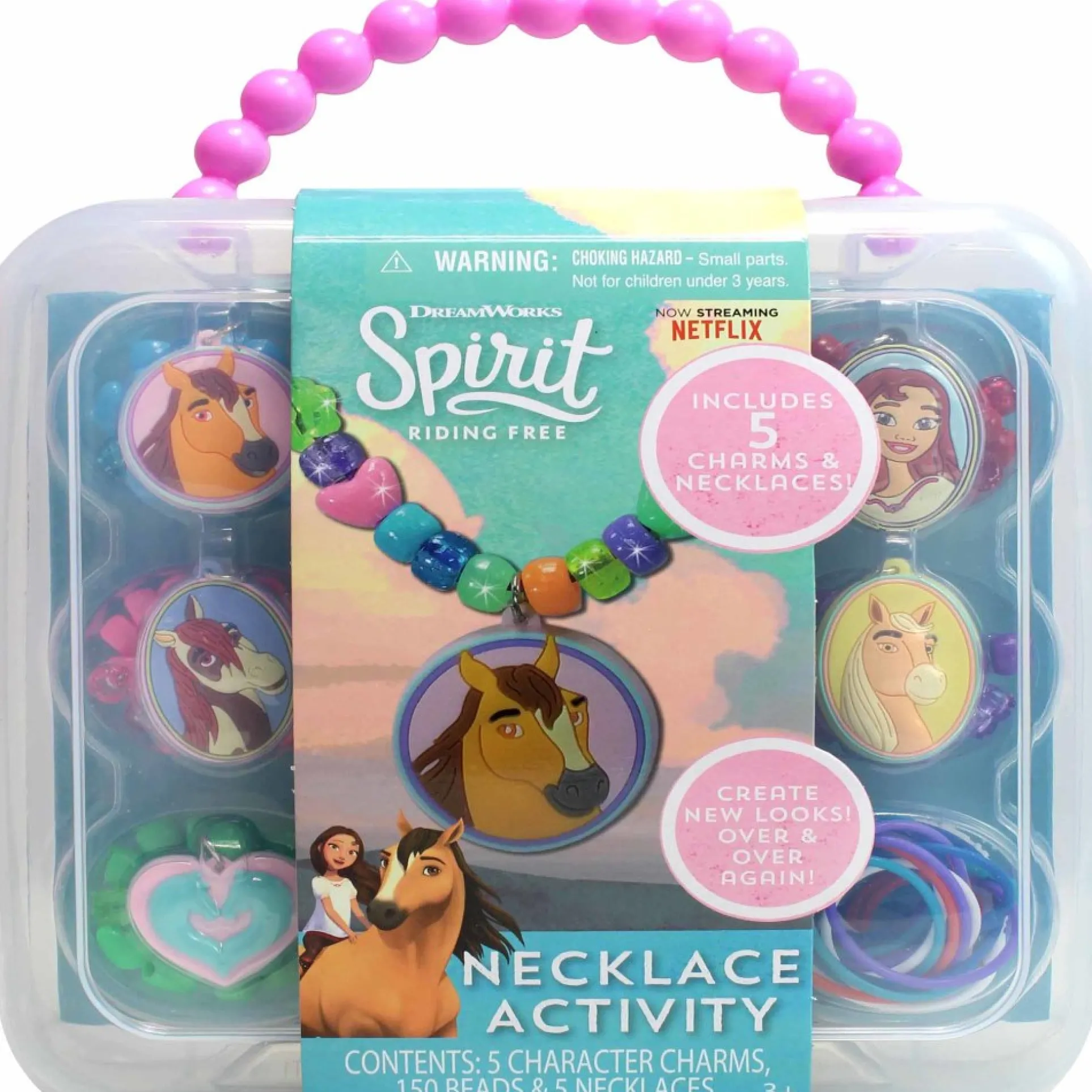 Dreamworks Spirit Riding Free Craft Necklace Kit - Jewelry Making Set