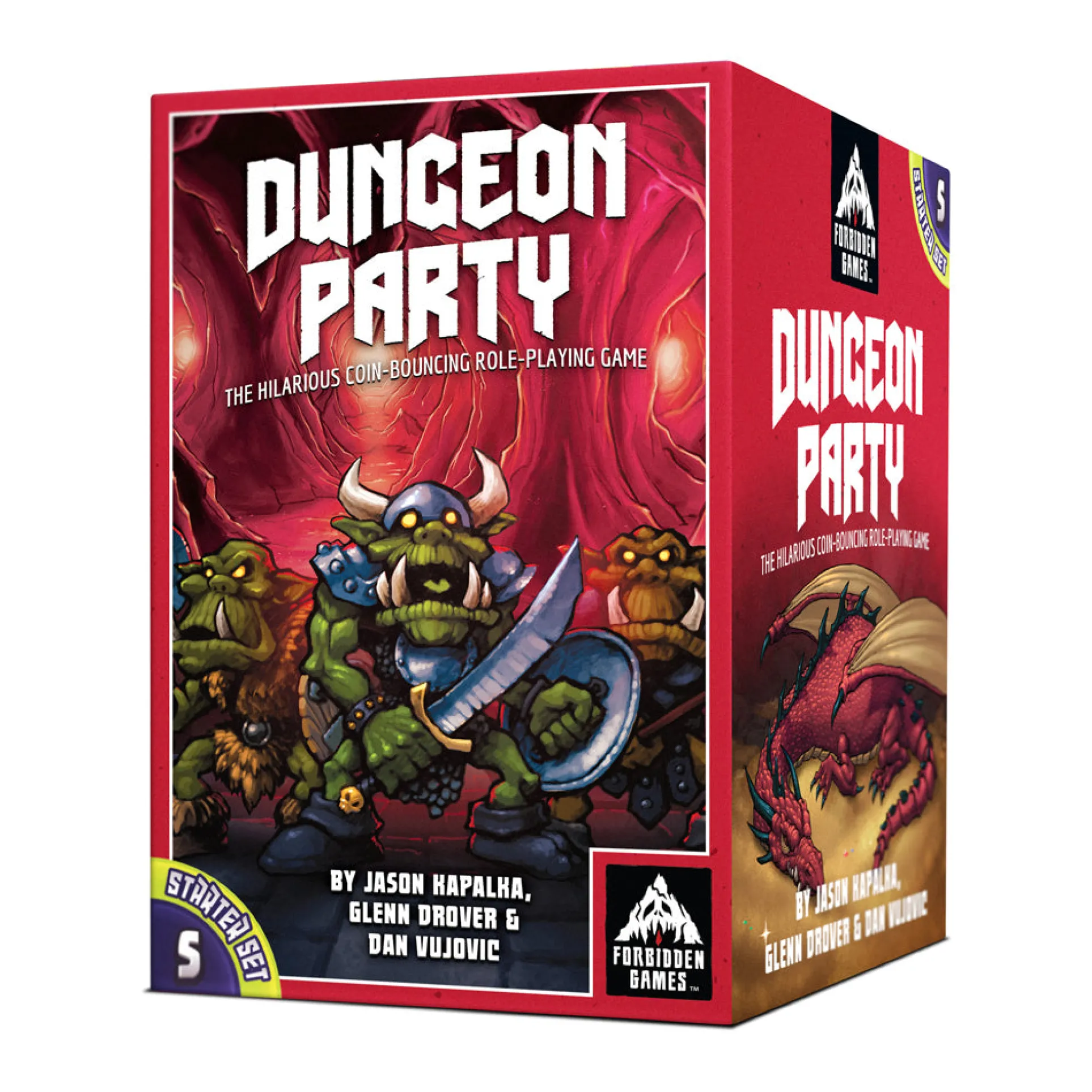 Dungeon Party Starter Set - Social Role-Playing Coaster Game