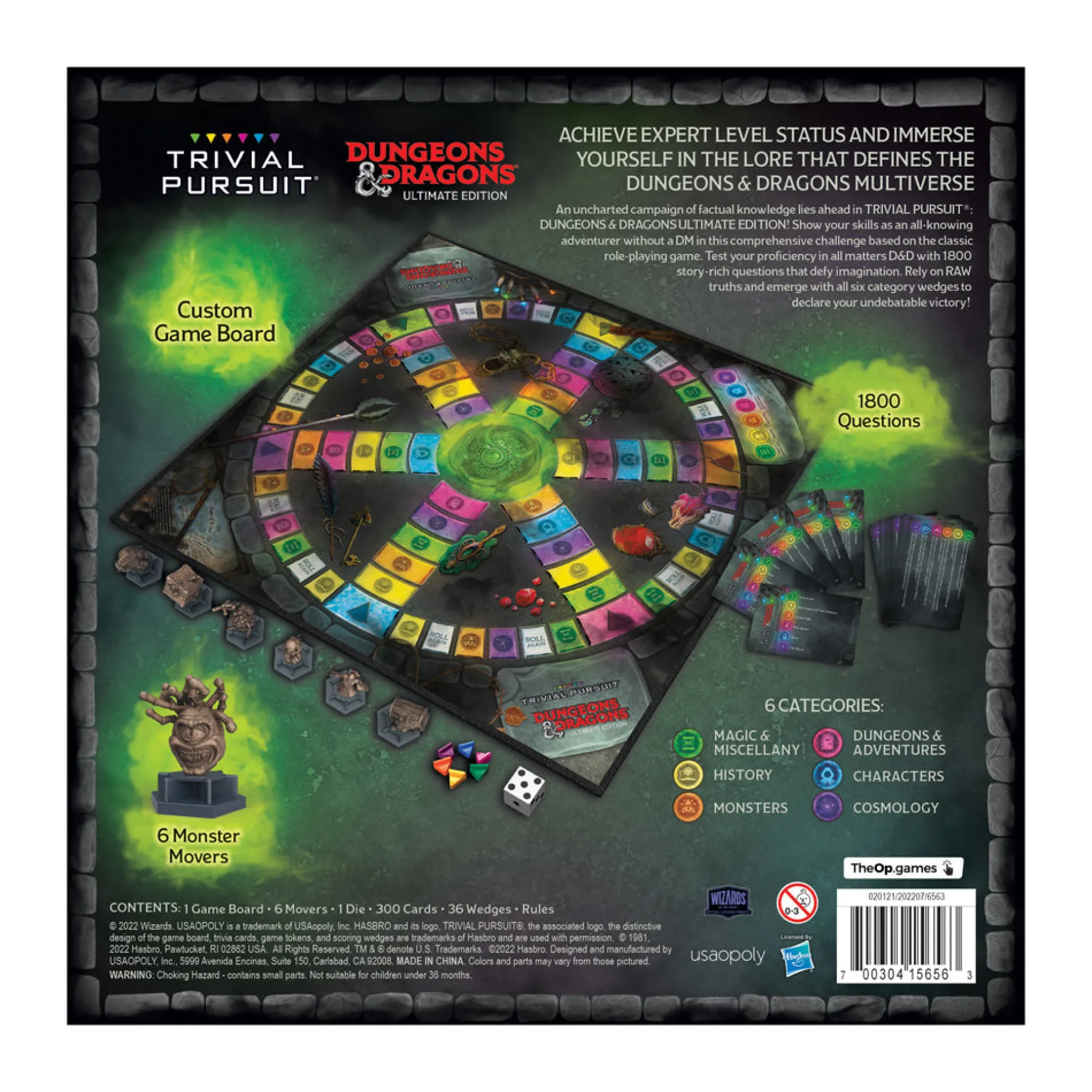 Dungeons & Dragons Trivial Pursuit Ultimate Edition Board Game