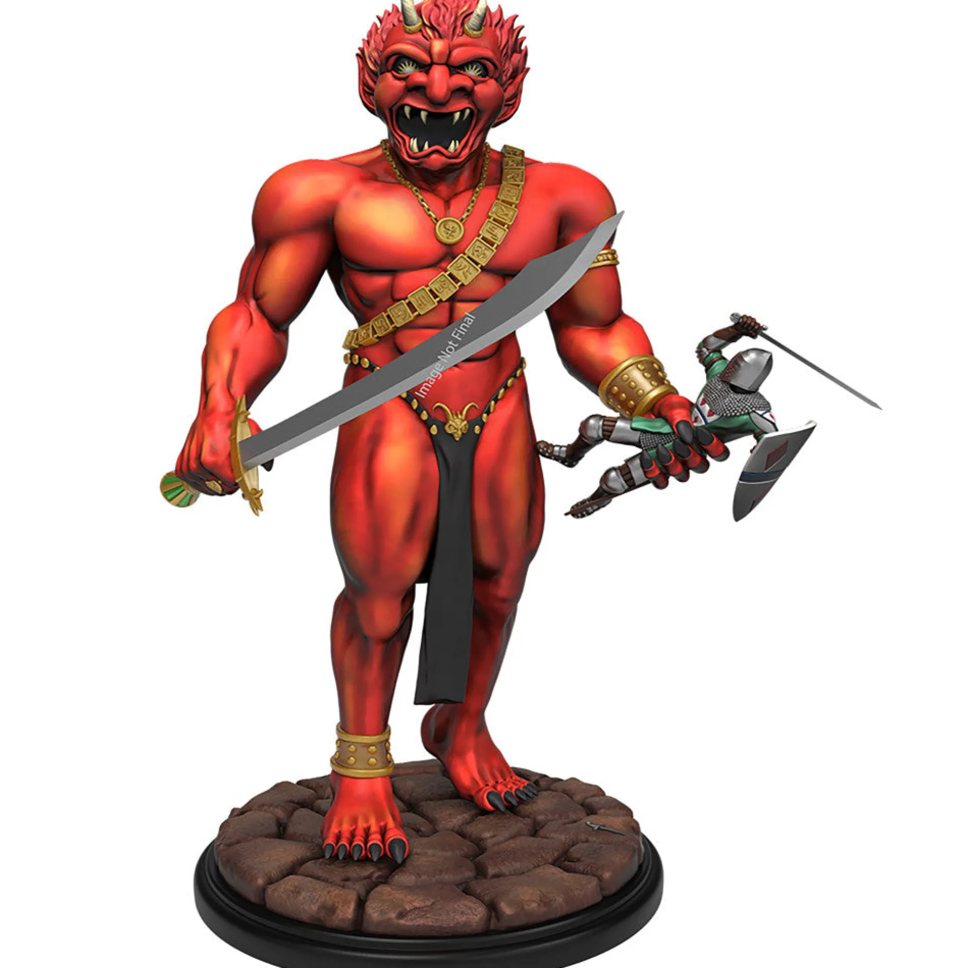 Dungeons & Dragons 12" Efreeti Premium Resin Statue - Iconic Collector's Edition