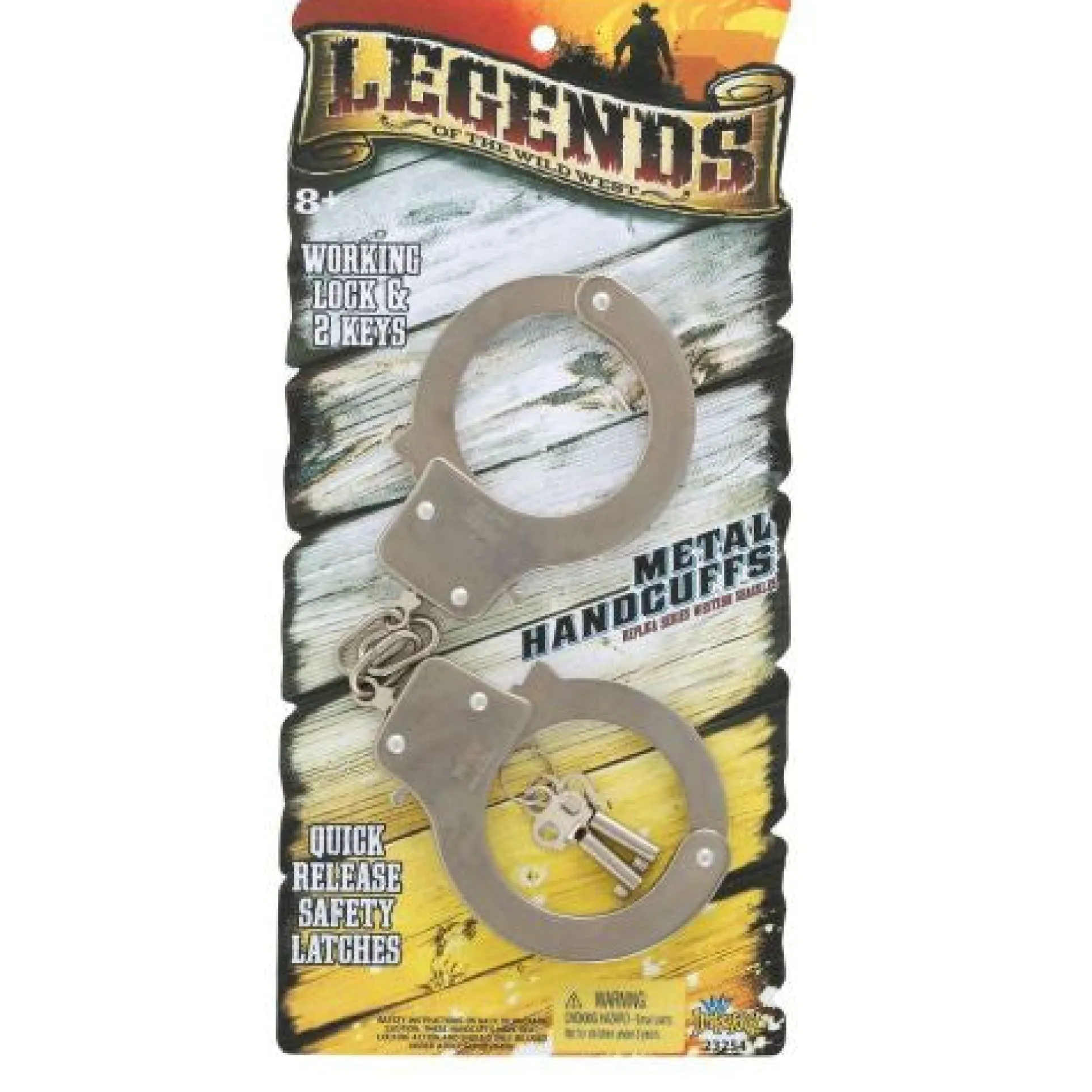 Legends Die Cast Handcuffs: A Gleaming Adventure Toy