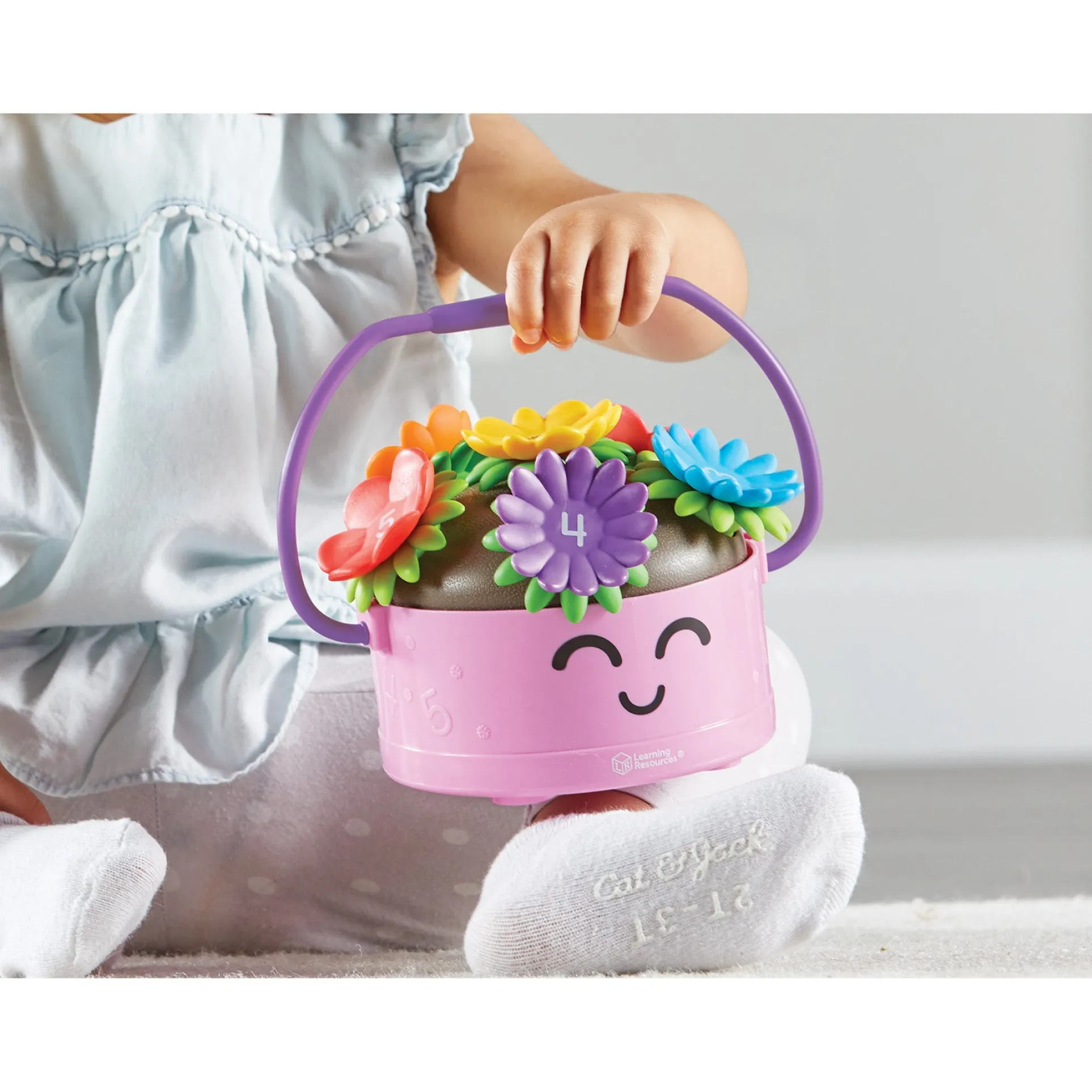 Learning Resources Poppy the Count & Stack Flower Pot - Interactive Educational Toy