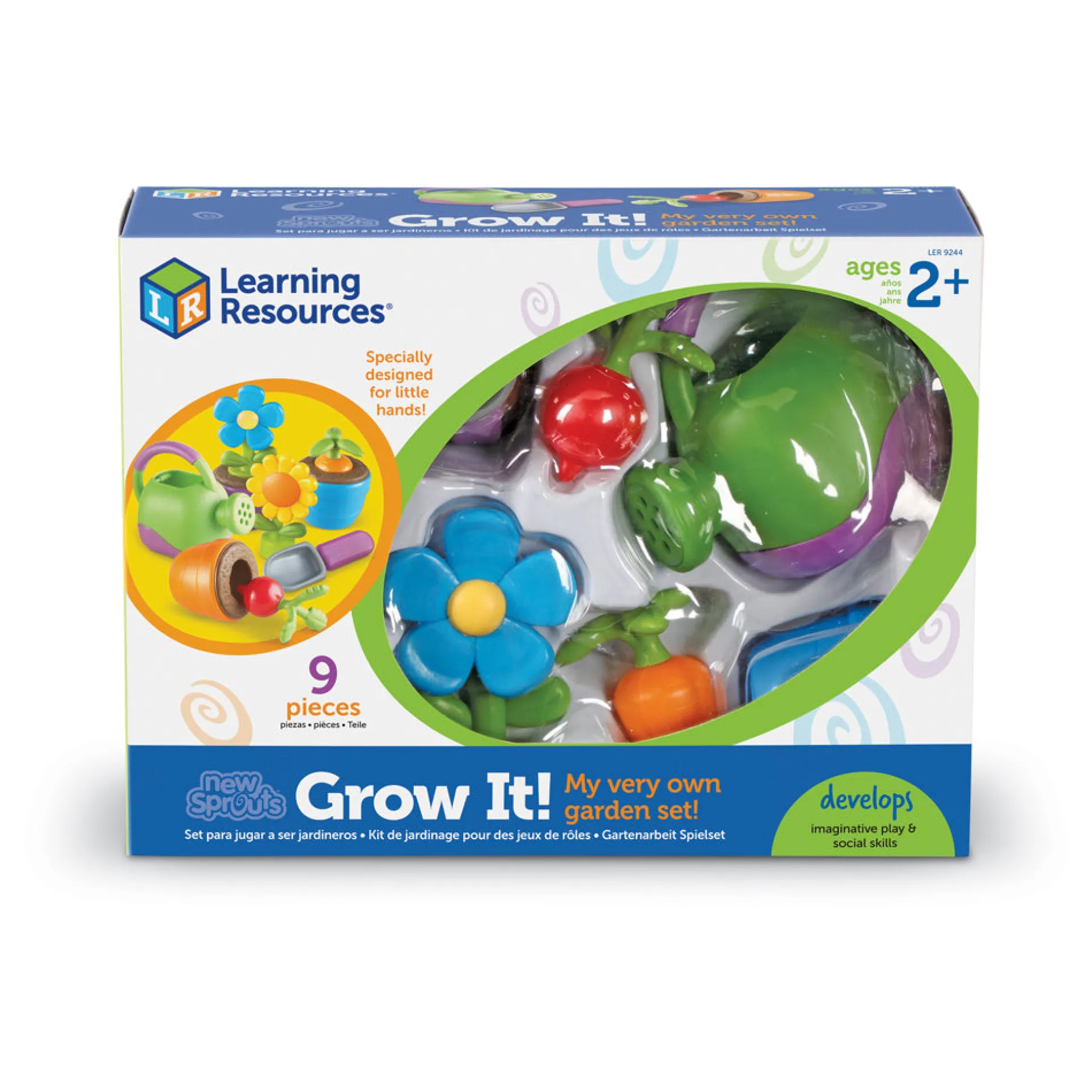 Learning Resources New Sprouts Grow It! - Garden Playset for Toddlers