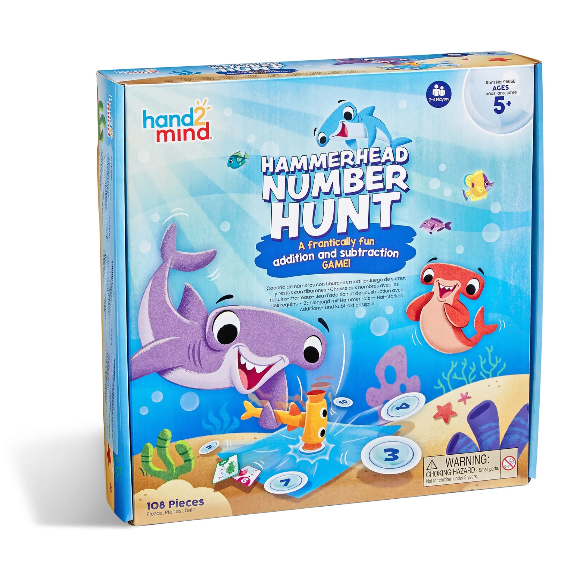 Hand2Mind Hammerhead Number Hunt - Math Adventure Game