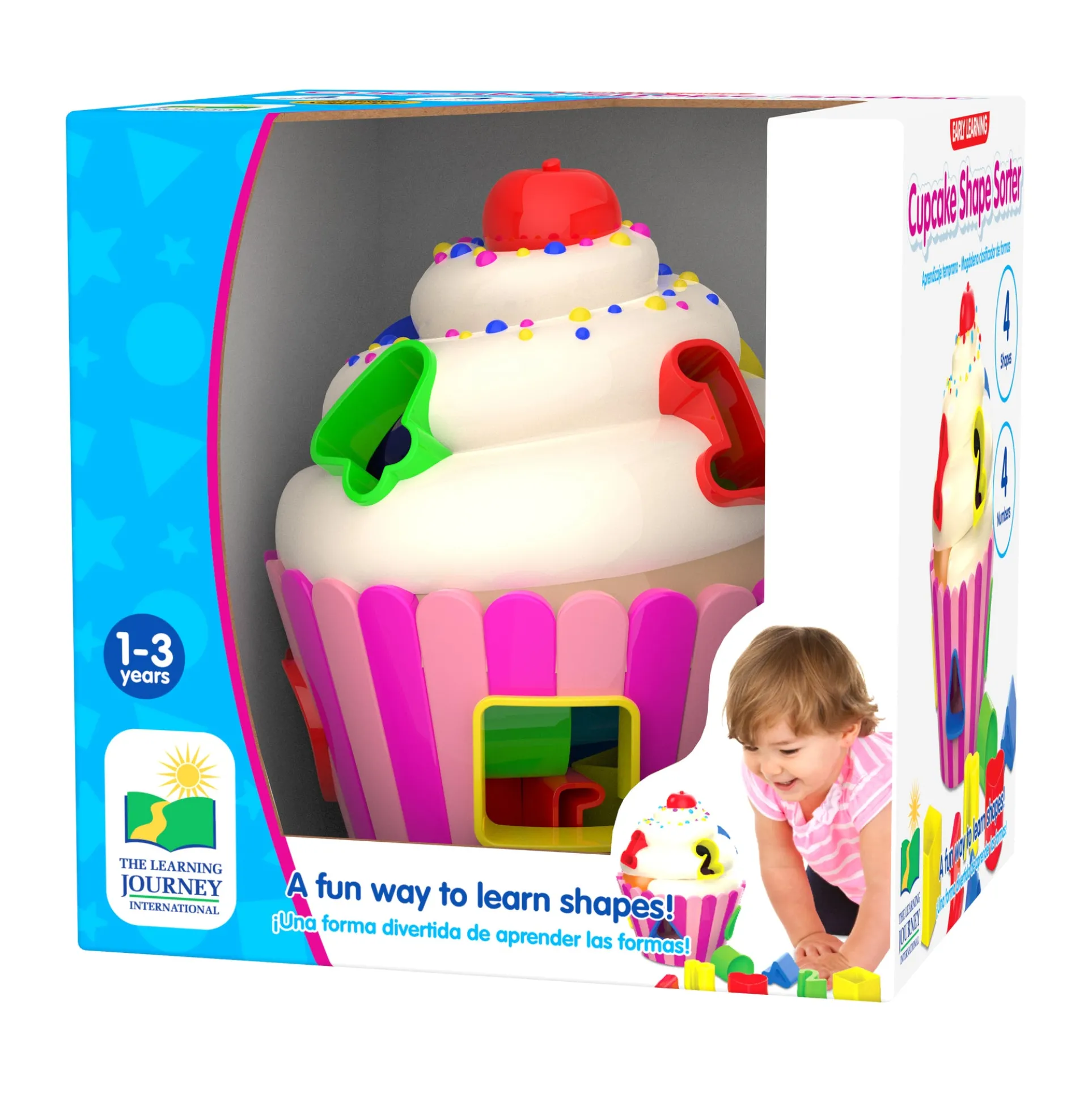 Early Learning Cupcake Shape Sorter - Colorful Learning Fun!