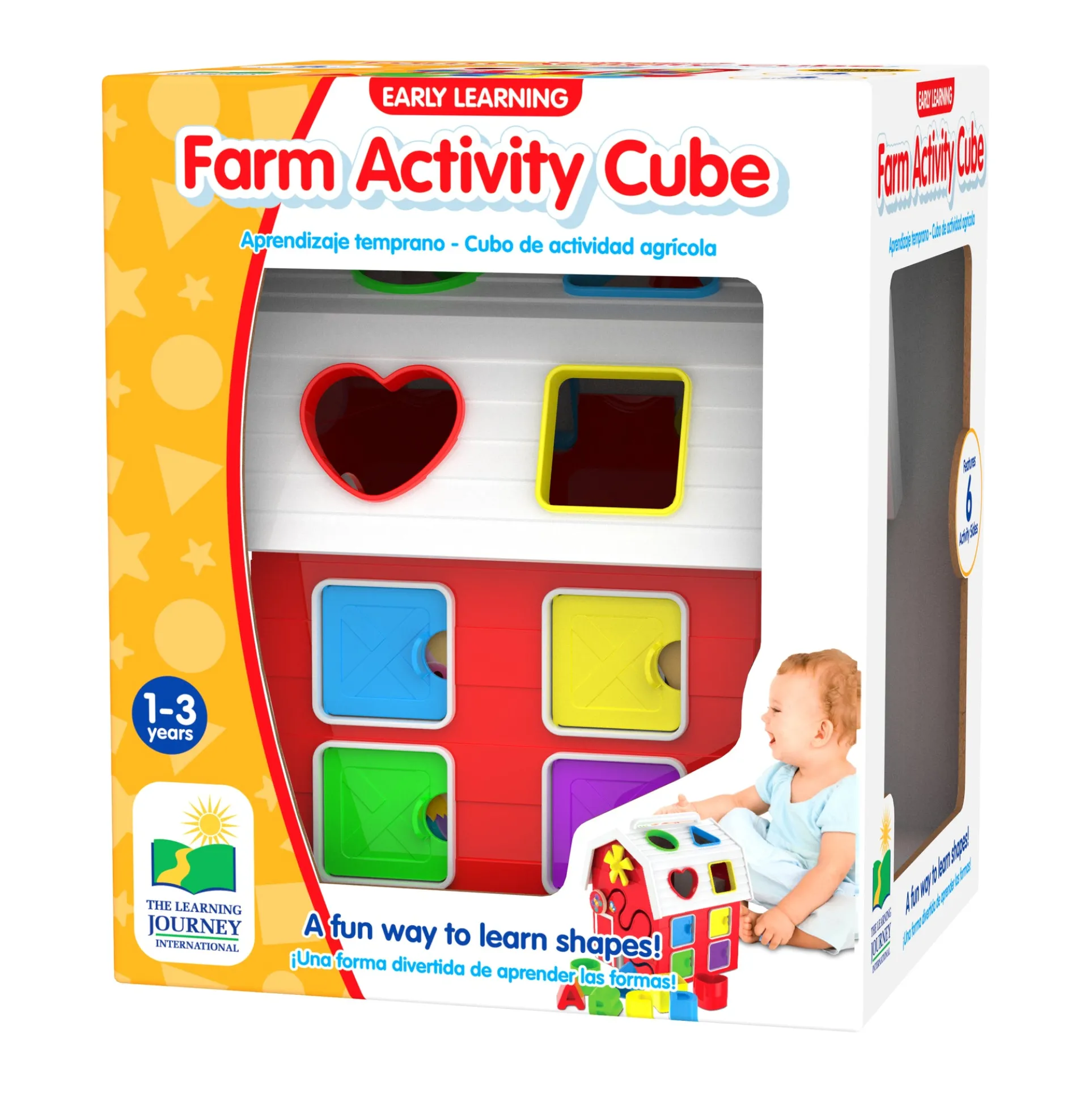 Early Learning Farm Activity Cube - Interactive Educational Toy