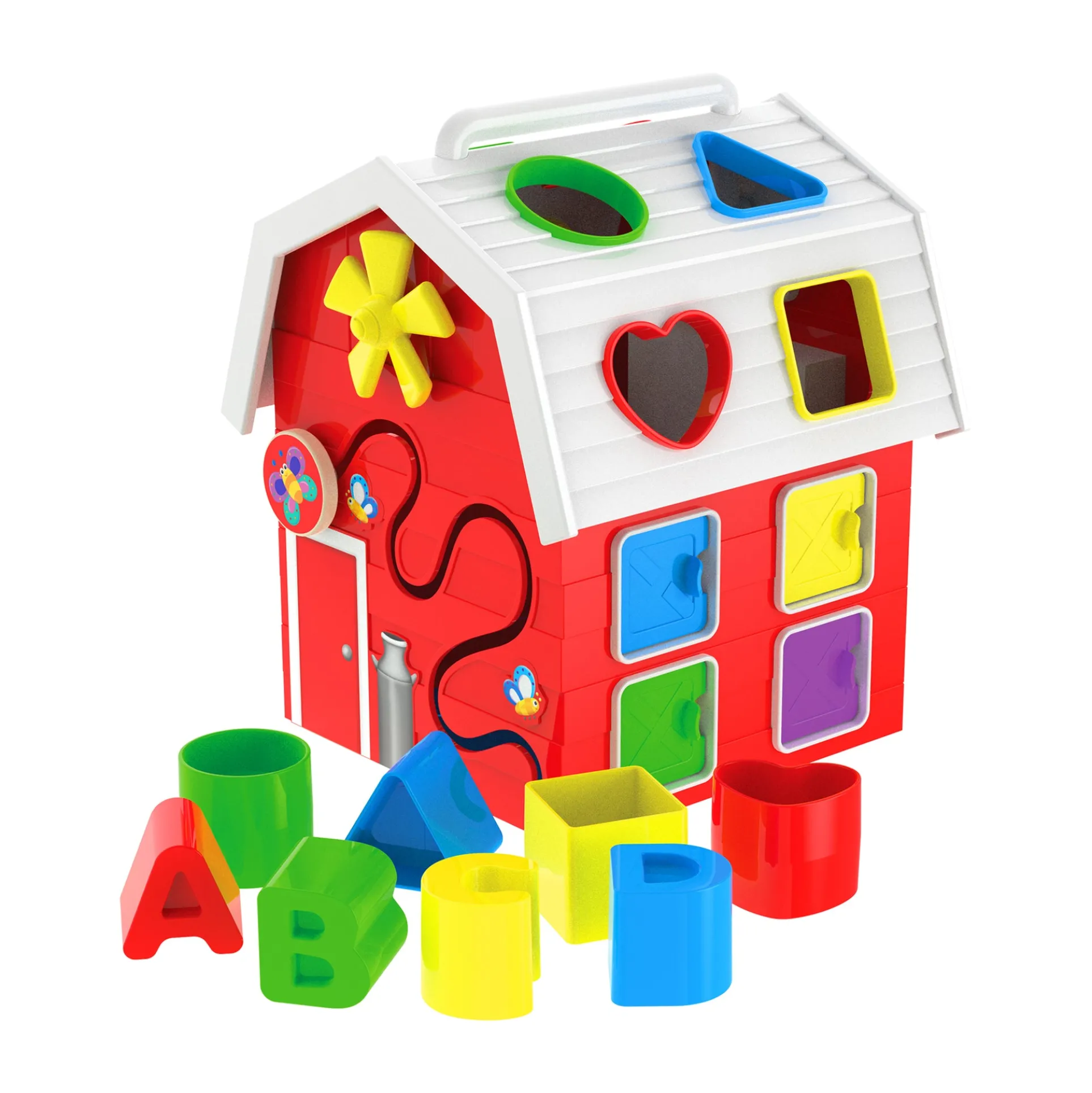 Early Learning Farm Activity Cube - Interactive Educational Toy