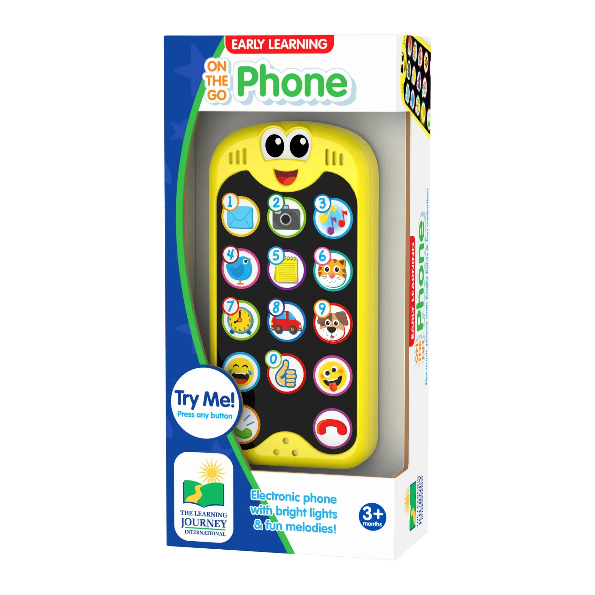 Early Learning On-the-Go Interactive Phone with Lights and Sounds