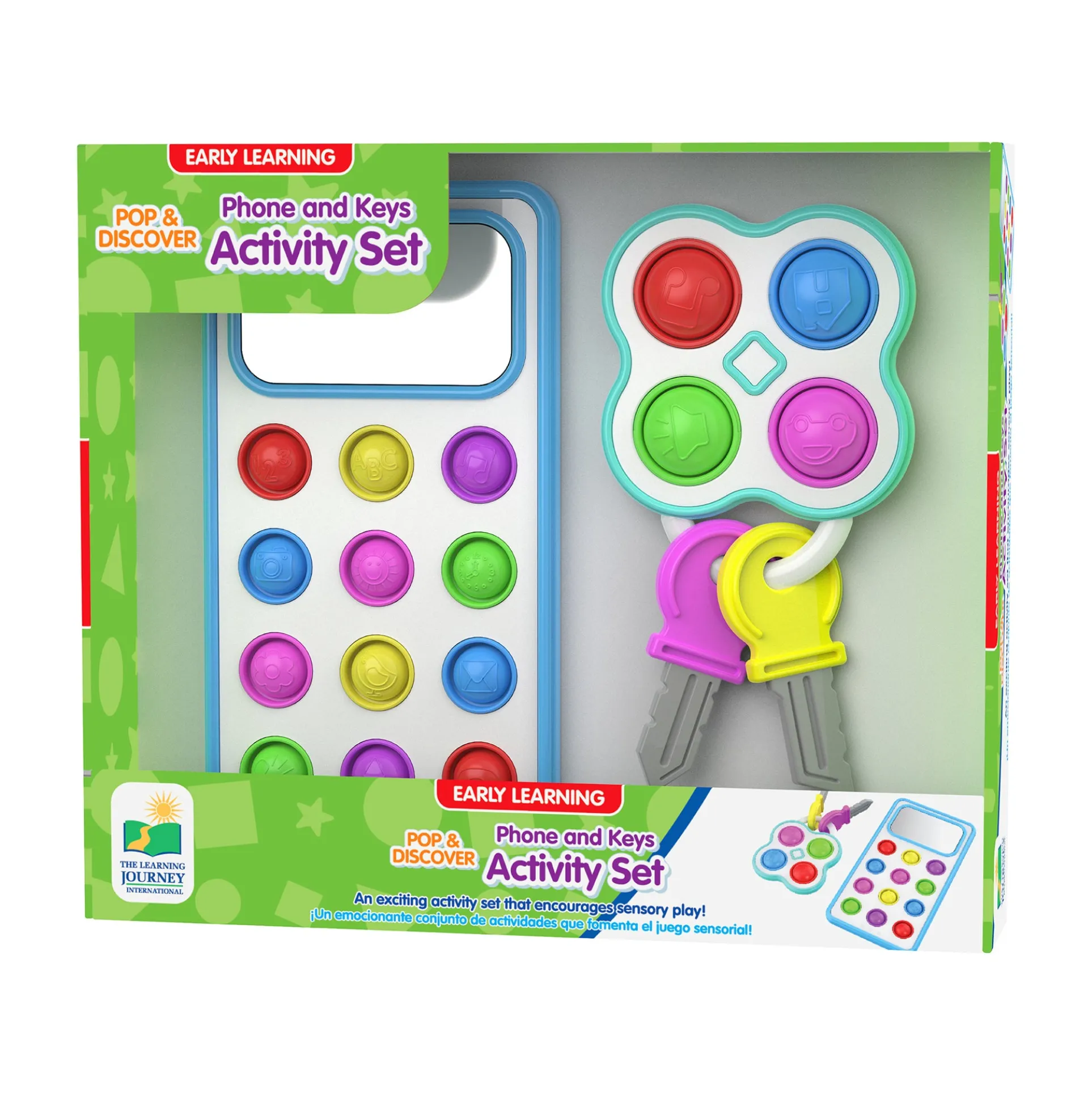 Early Learning Pop & Discover Phone and Keys Activity Set