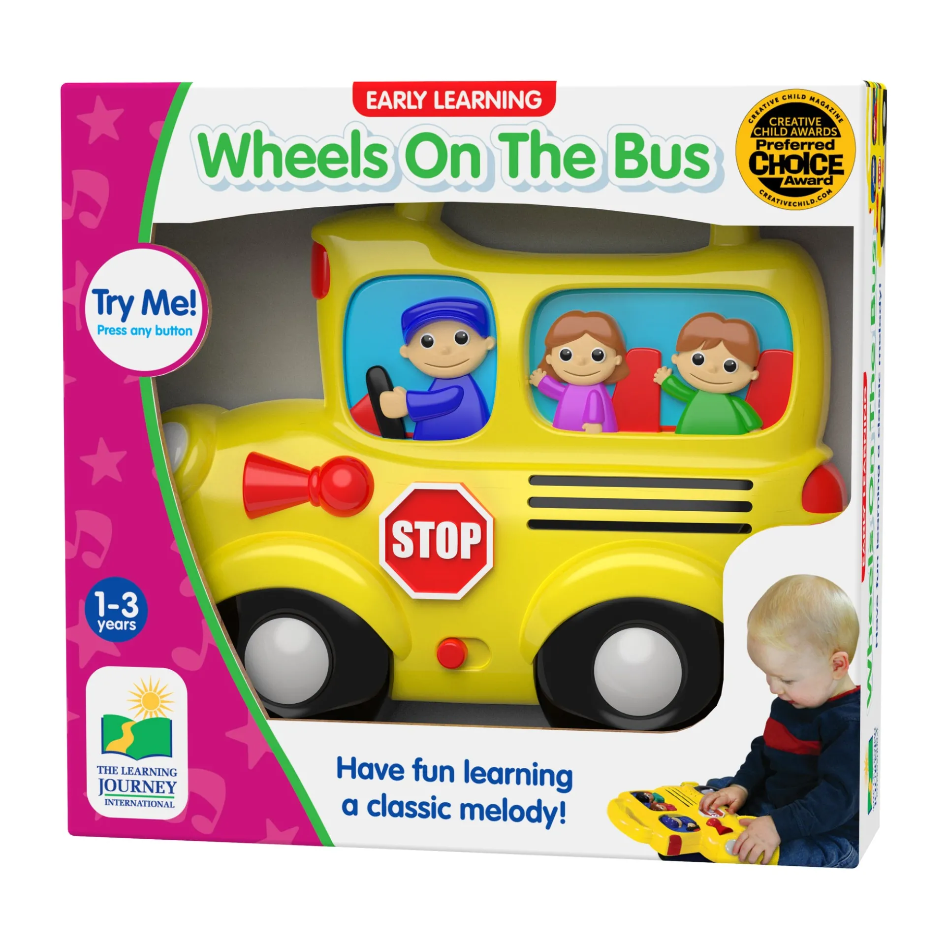 Early Learning Wheels on the Bus Interactive Toy