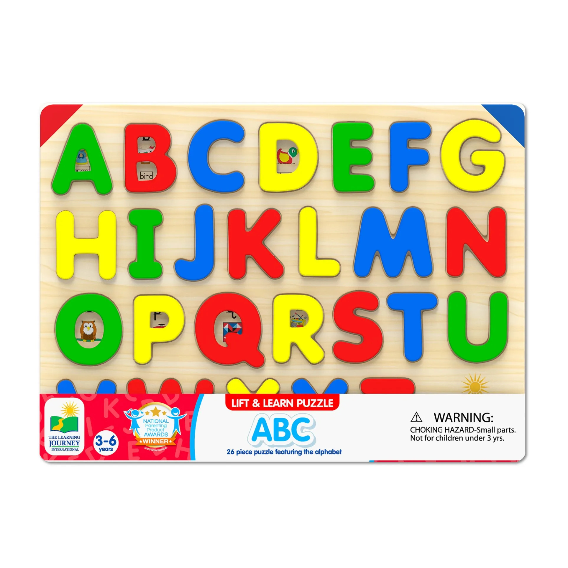 Eco Alphabet Adventure Lift & Learn Puzzle - 26 Pc
