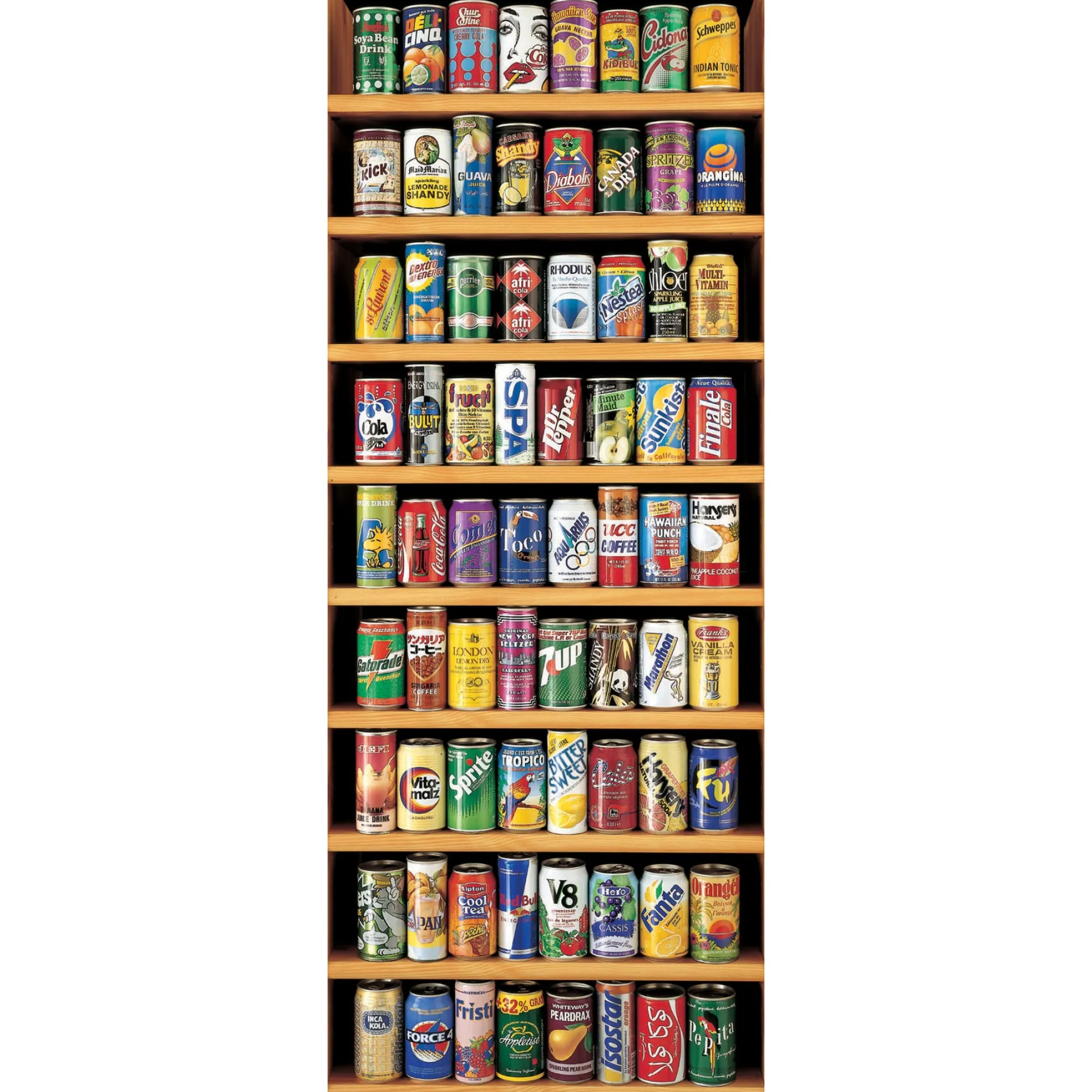 Educa Global Soft Drink Cans Jigsaw Puzzle - 2000 pc