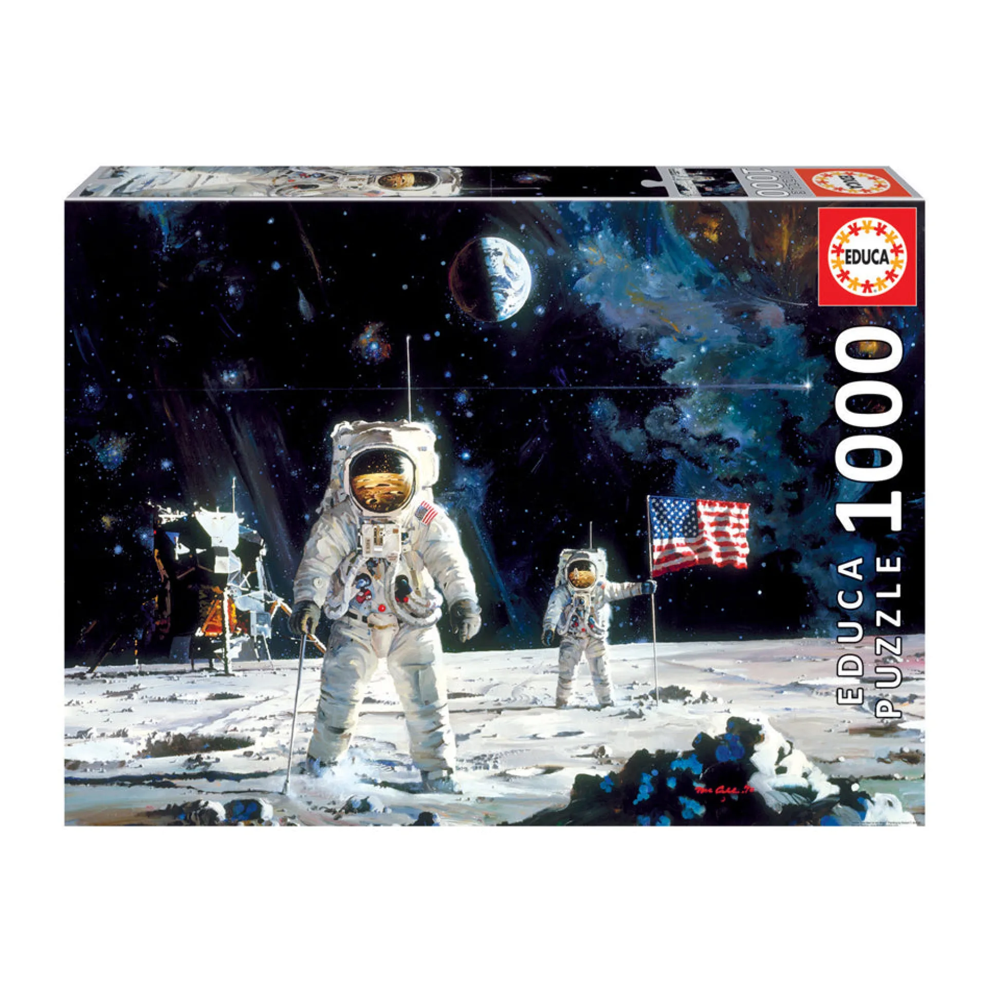 Educa Robert McCall First Men on the Moon Jigsaw Puzzle - 1000 pcs