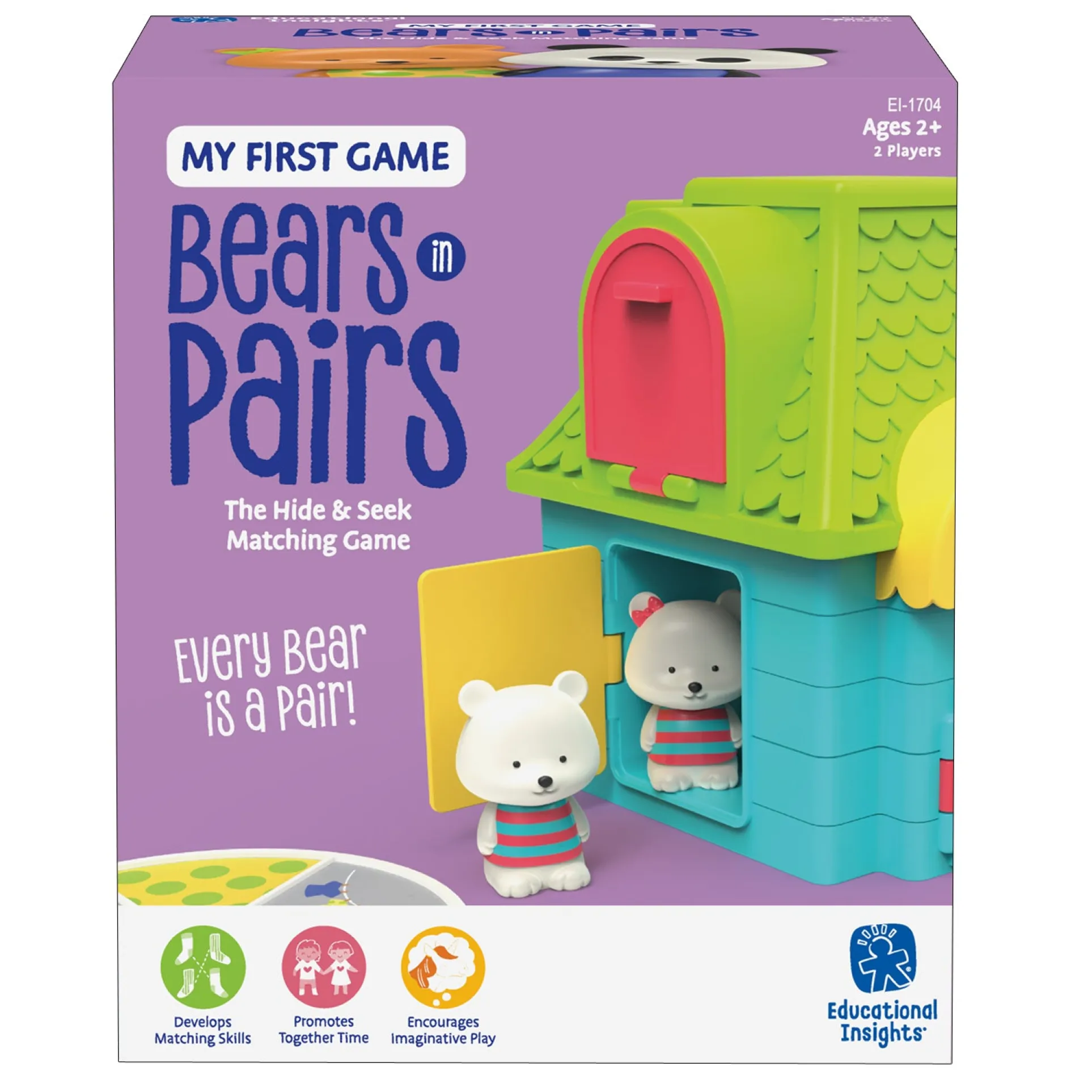 Educational Insights My First Game: Bears in Pairs - Memory Match Fun