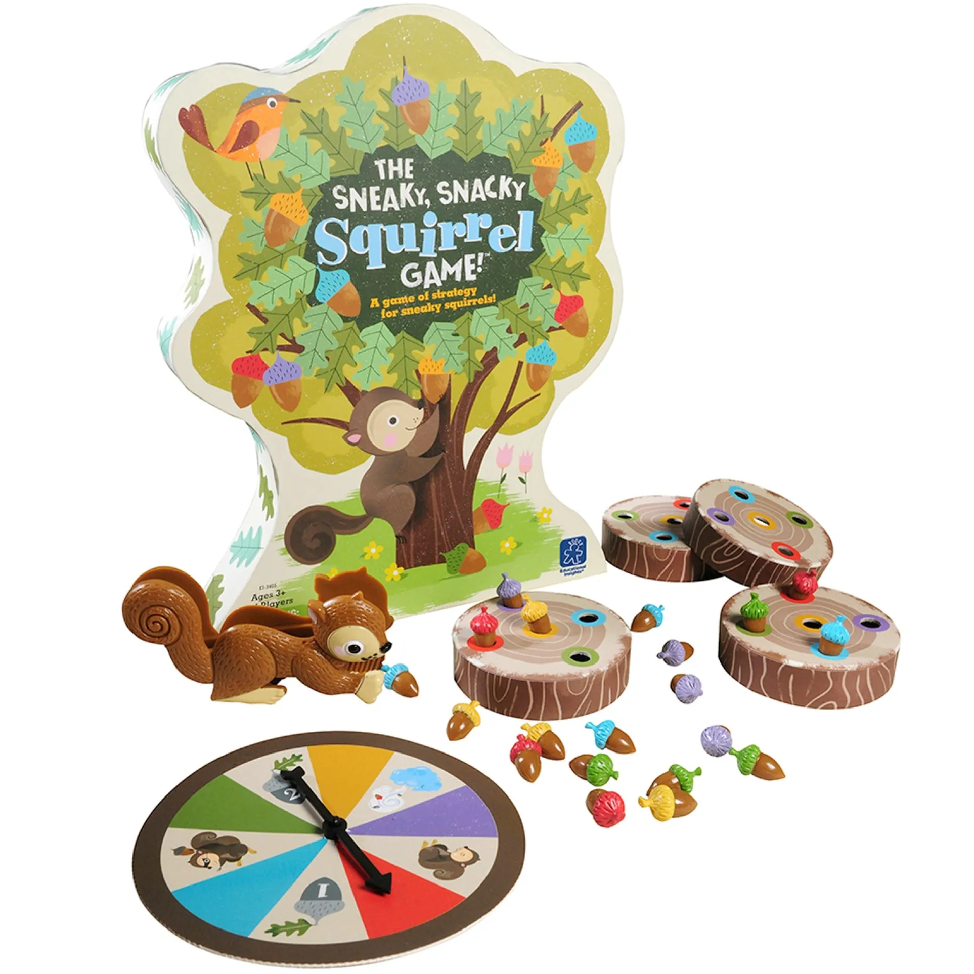 Educational Insights - The Sneaky, Snacky Squirrel Game - Colorful Fun Learning