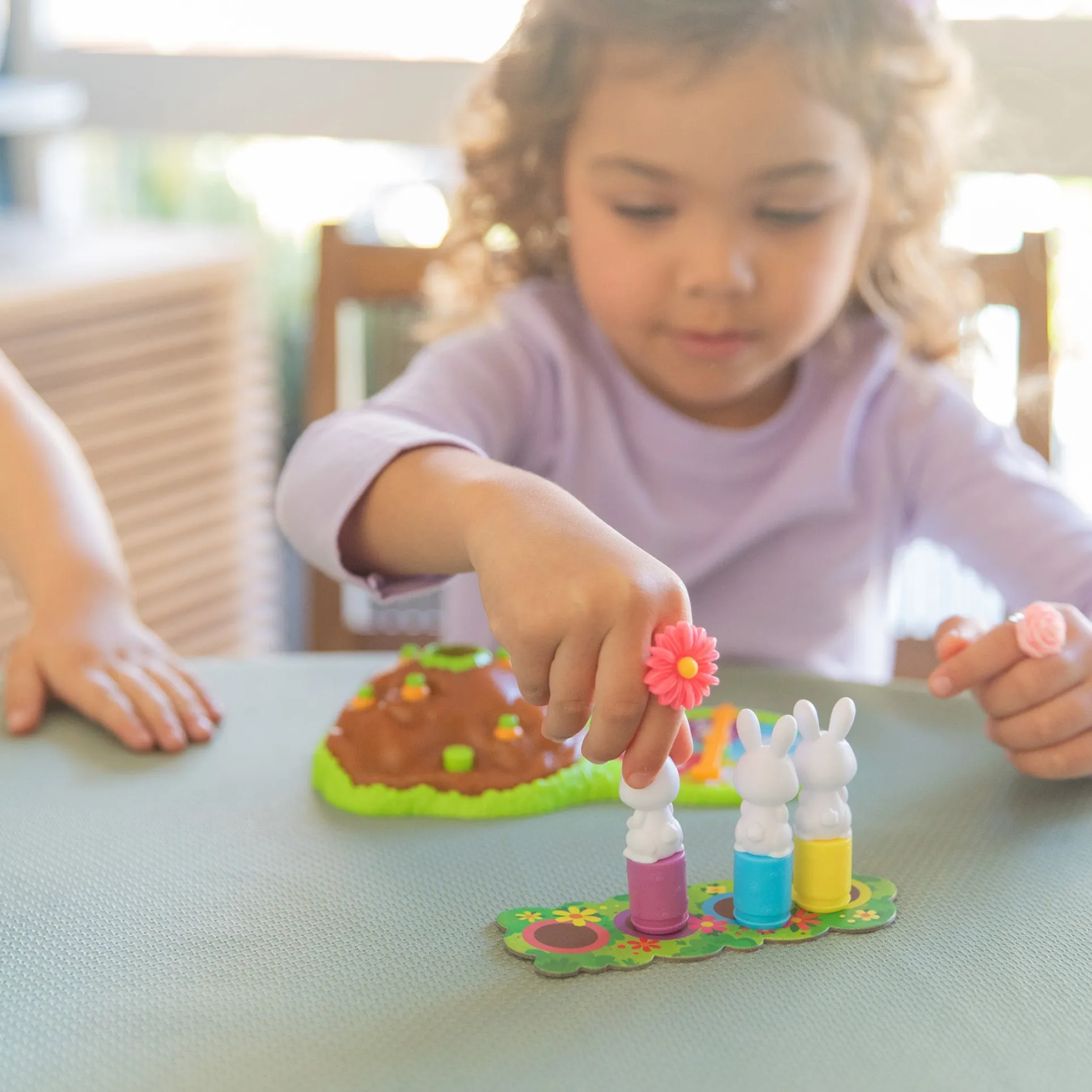 Educational Insights Pop Pop Bunny Hop Interactive Board Game