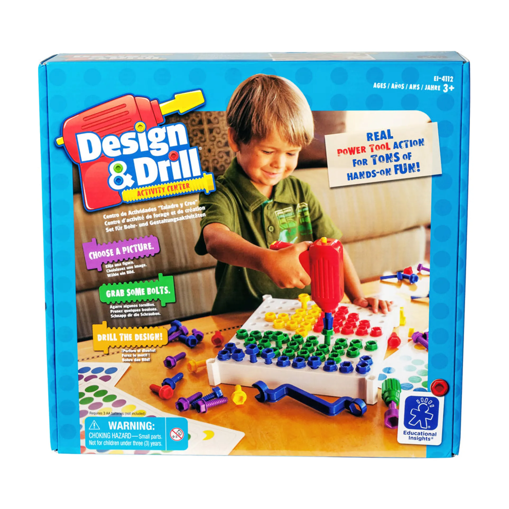 Educational Insights Design & Drill Activity Center - STEM Learning Toy