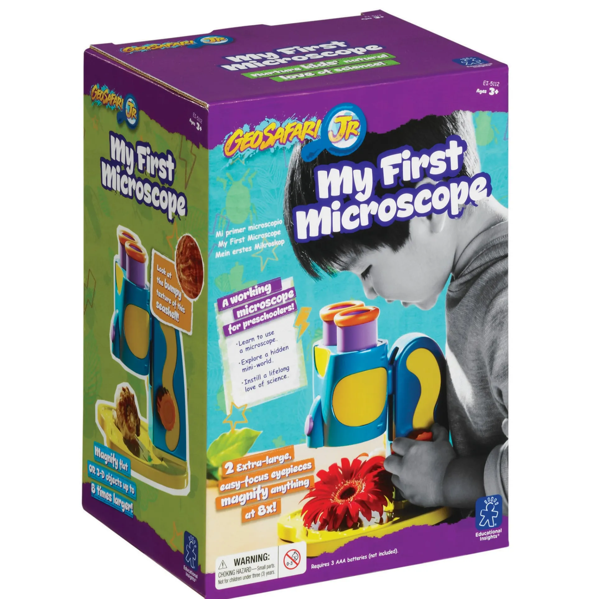 Educational Insights GeoSafari Jr. My First Microscope - STEM Learning Toy