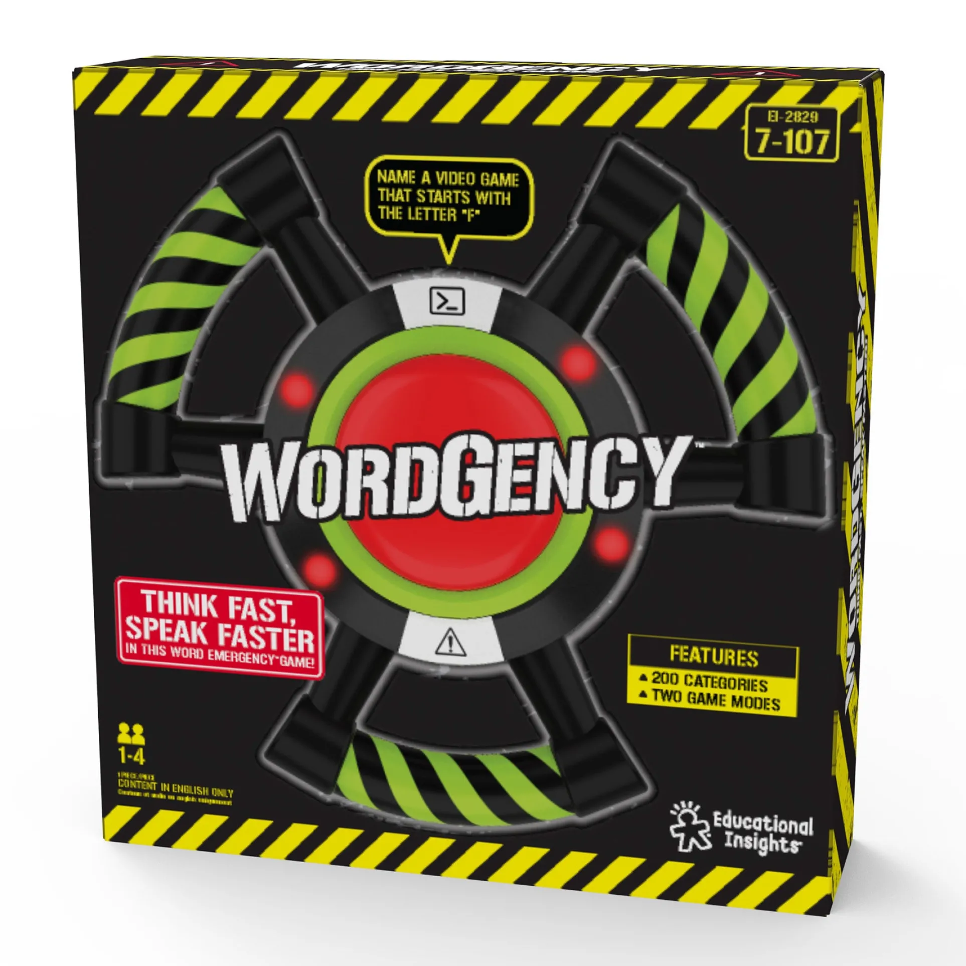 Educational Insights Wordgency Fast-Paced Word Game