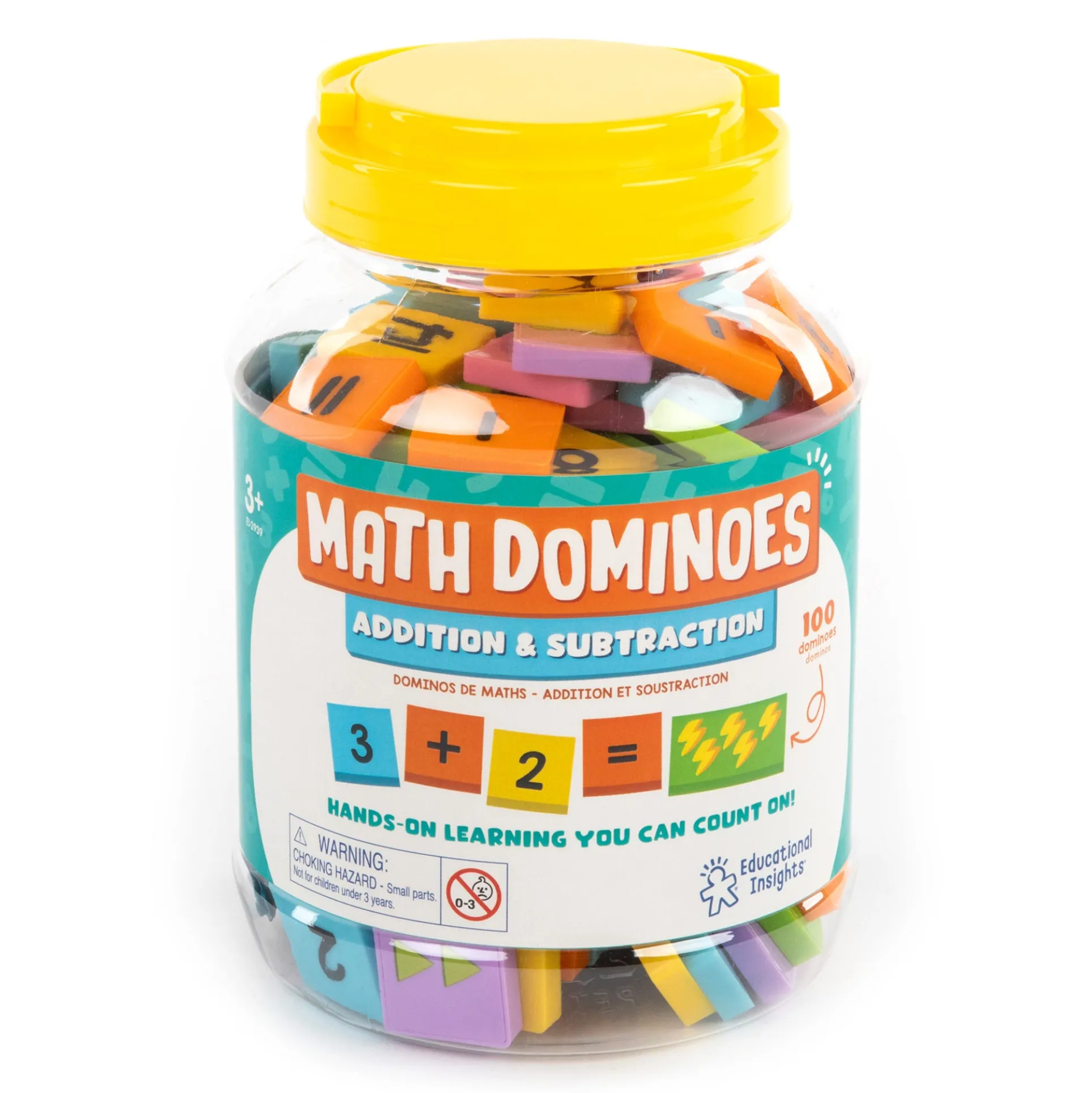 Educational Insights Math Dominoes - Engaging Addition & Subtraction Game