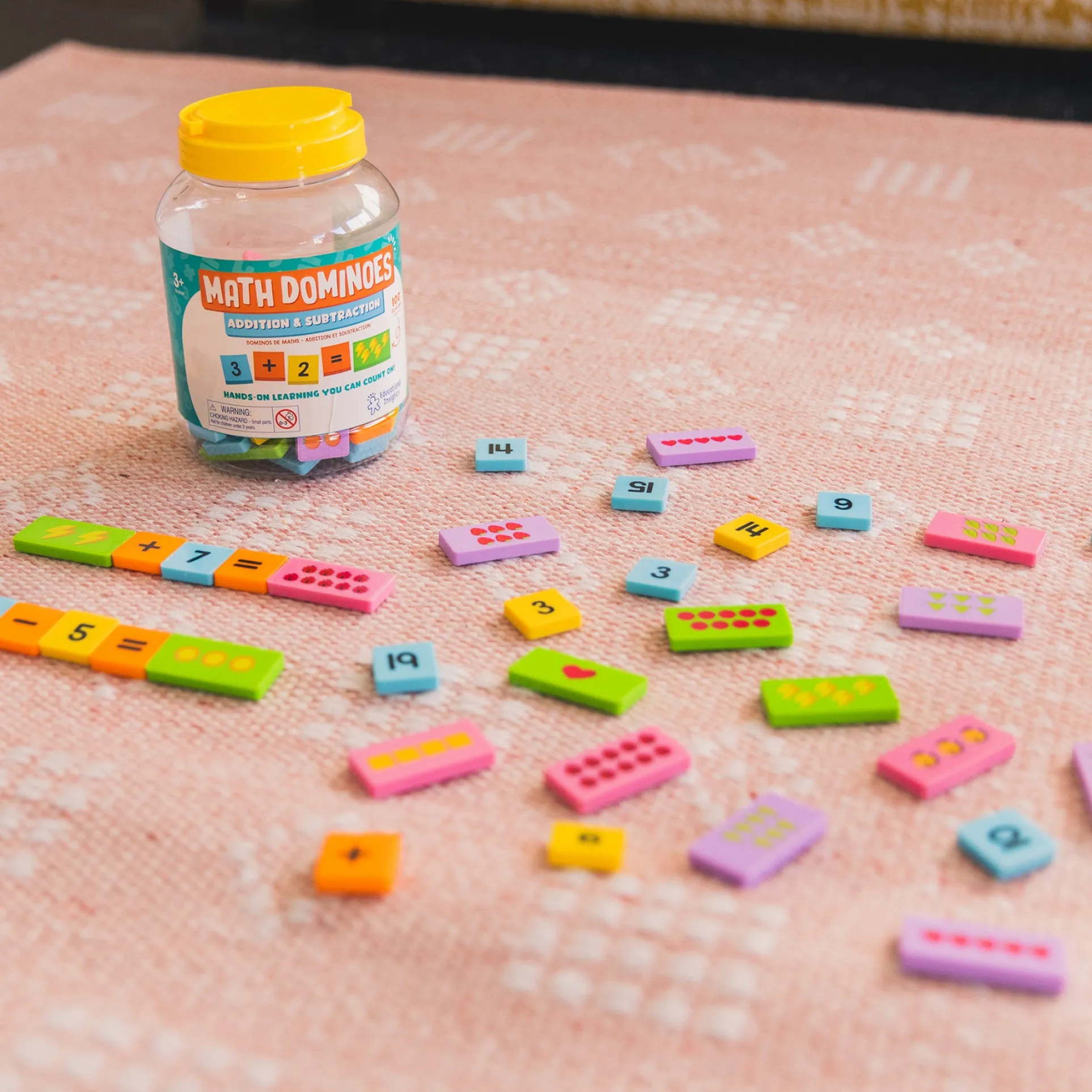 Educational Insights Math Dominoes - Engaging Addition & Subtraction Game