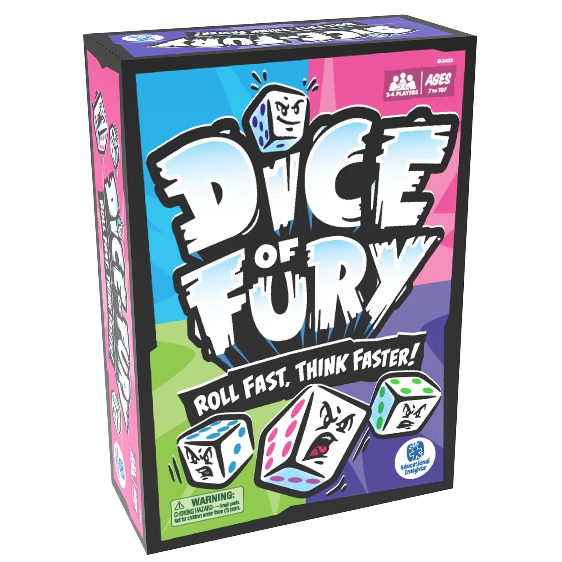 Educational Insights Dice of Fury Fast-Paced Dice Game