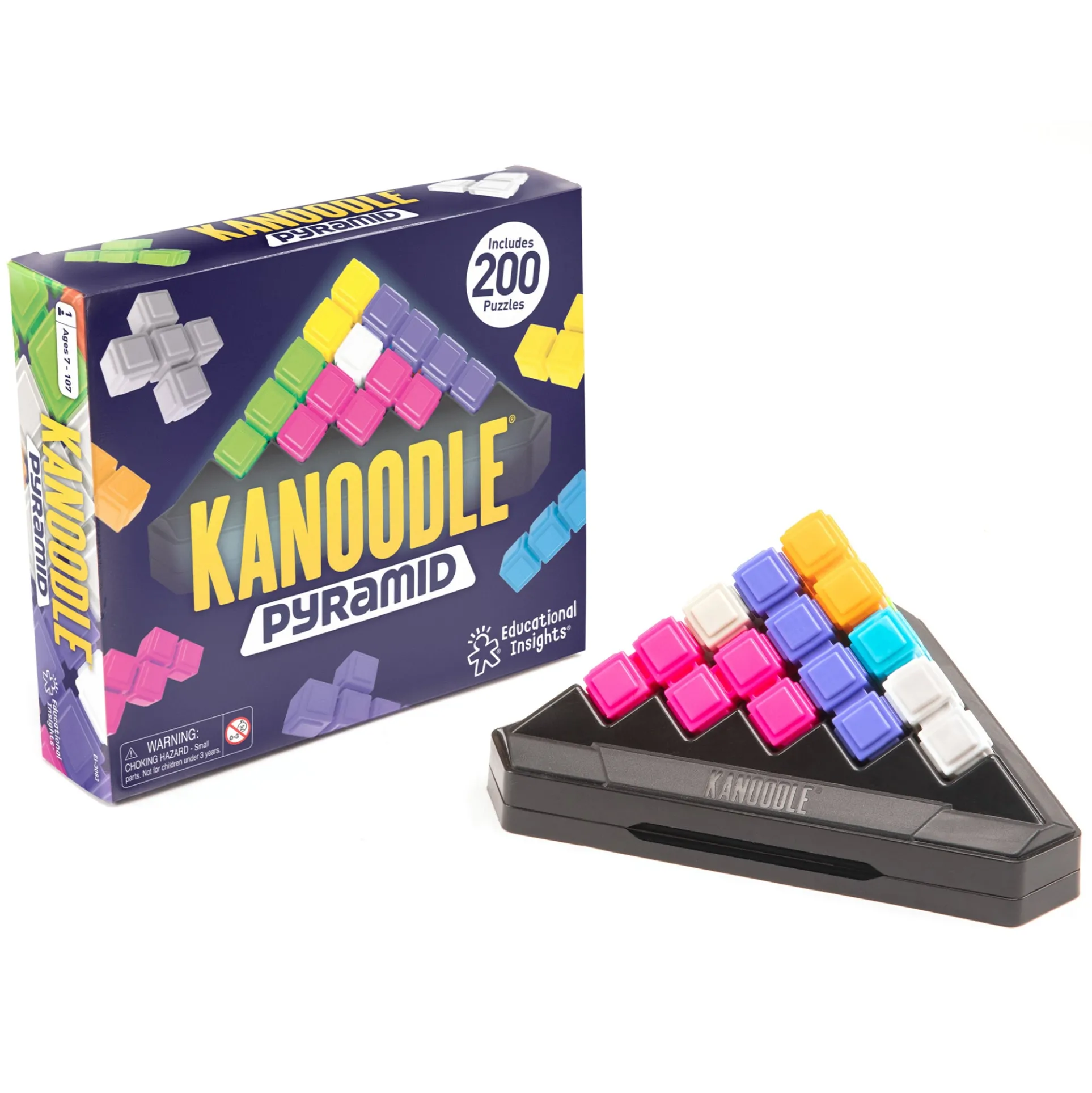 Educational Insights Kanoodle Pyramid - Multi-Dimensional Puzzle Game