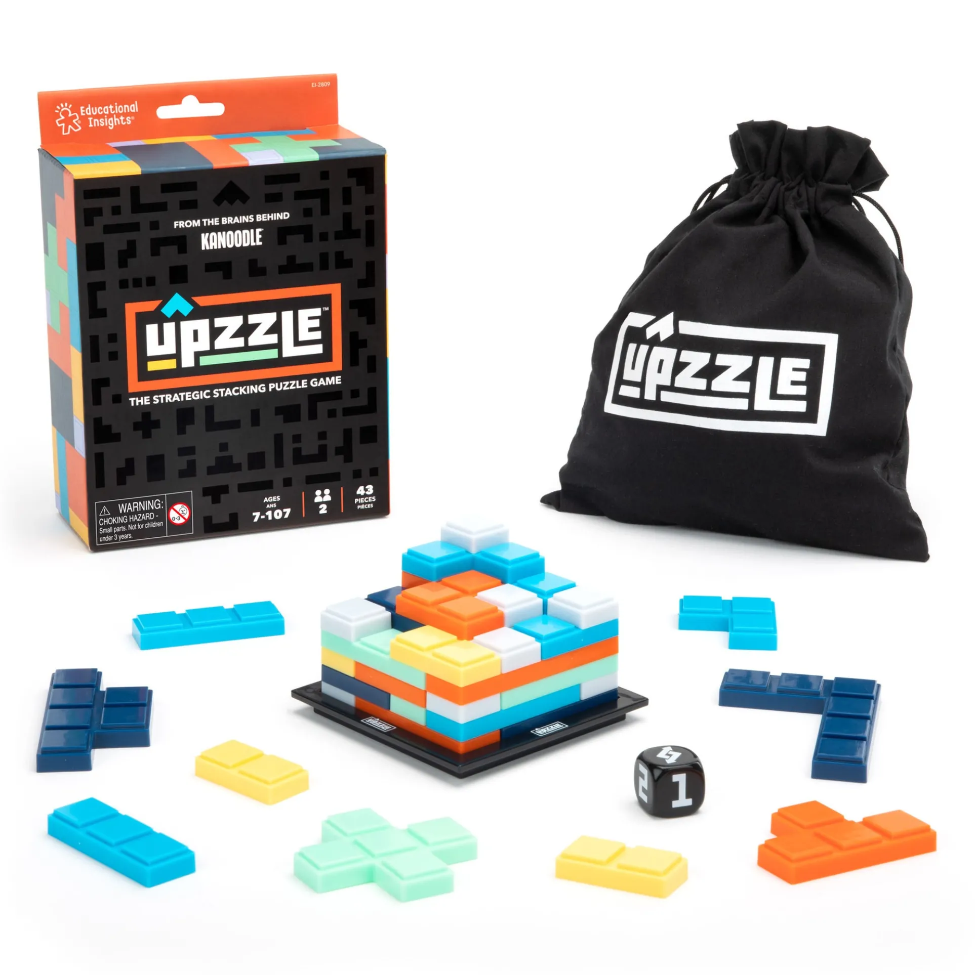 Educational Insights Upzzle Strategic Stacking Puzzle Game