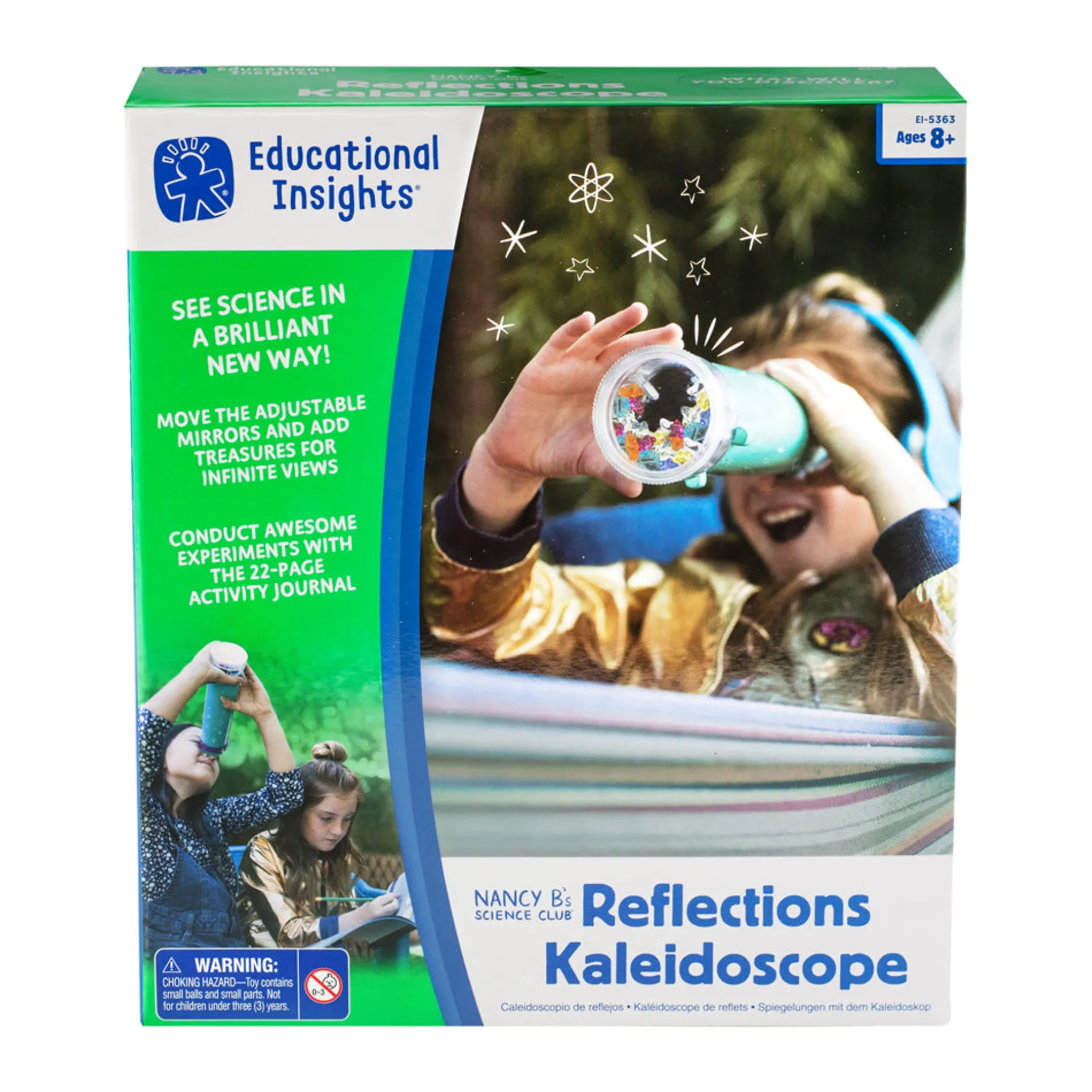 Educational Insights Nancy B's Science Club Reflections Kaleidoscope & Telescope Kit