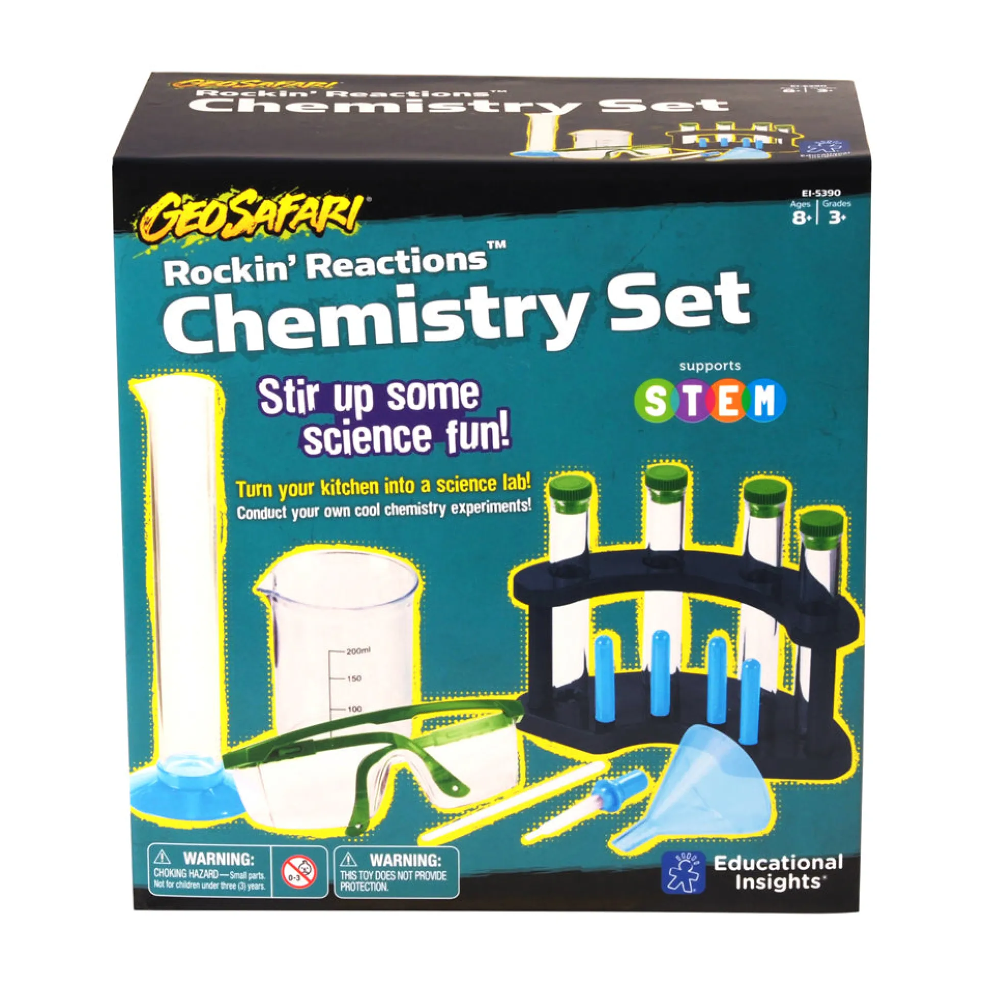 Educational Insights GeoSafari Rockin' Reactions Chemistry Set