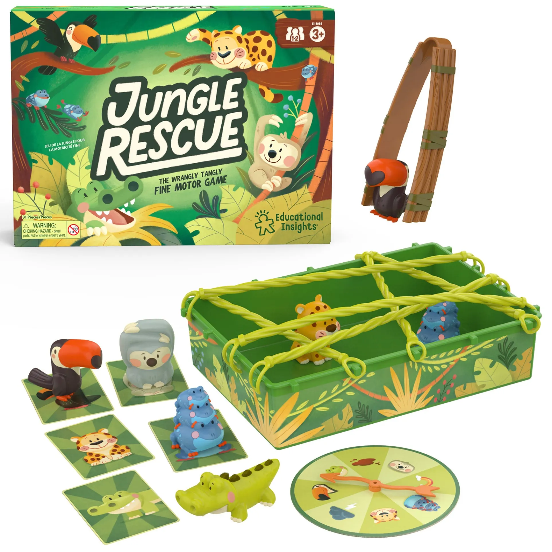 Educational Insights Jungle Rescue Animal Game