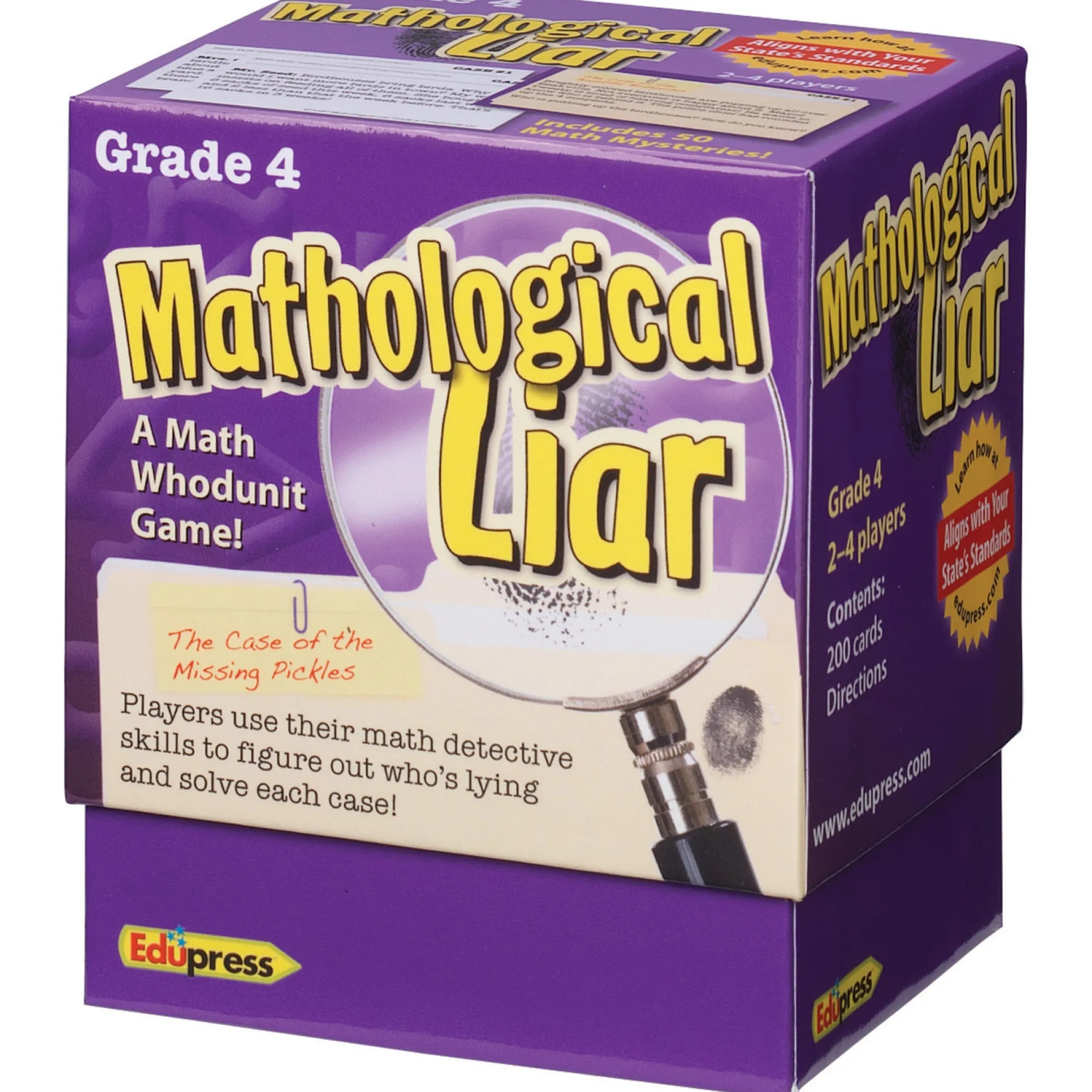 Edupress Mathological Liar Game - Grade 4 - Math Detective Fun