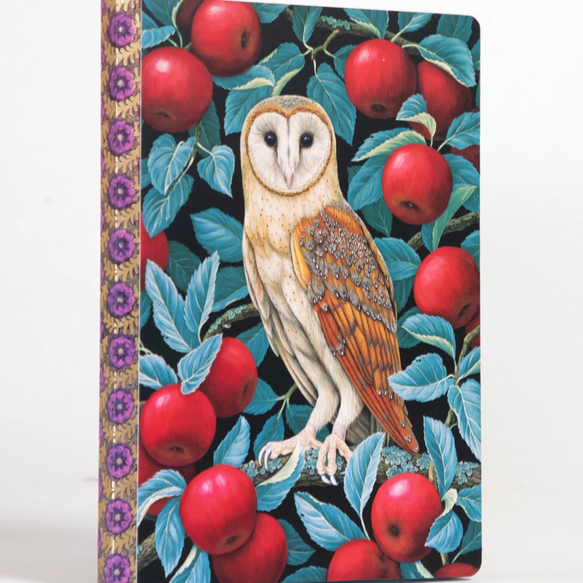 eeBoo Piece & Love Barn Owl Gilded Journal - Hardcover Diary