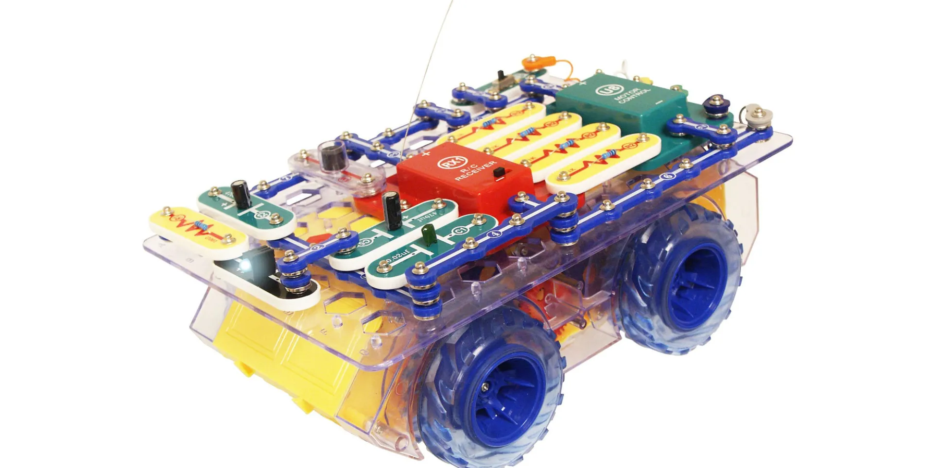 Elenco Snap Circuits Snap Rover - Wireless Remote Controlled Educational Toy