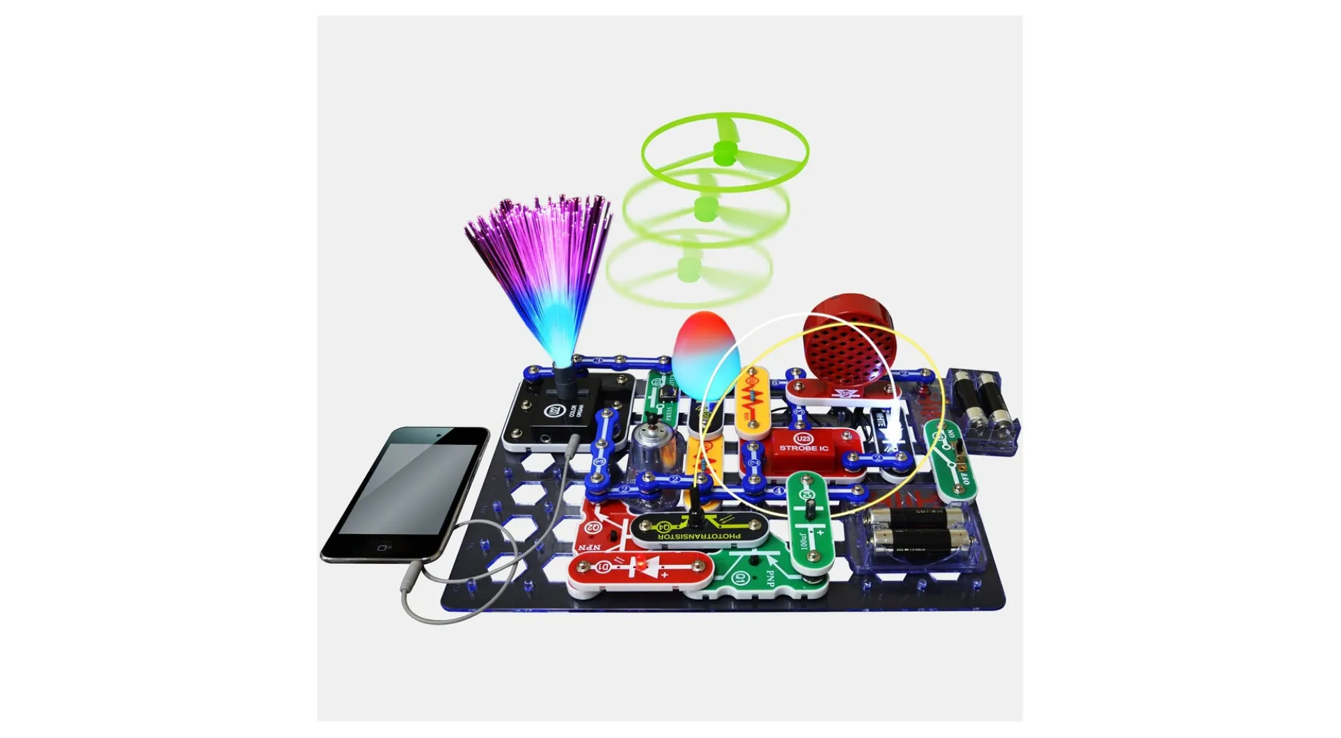 Elenco Snap Circuits LIGHT - Interactive Music & Light Show Kit