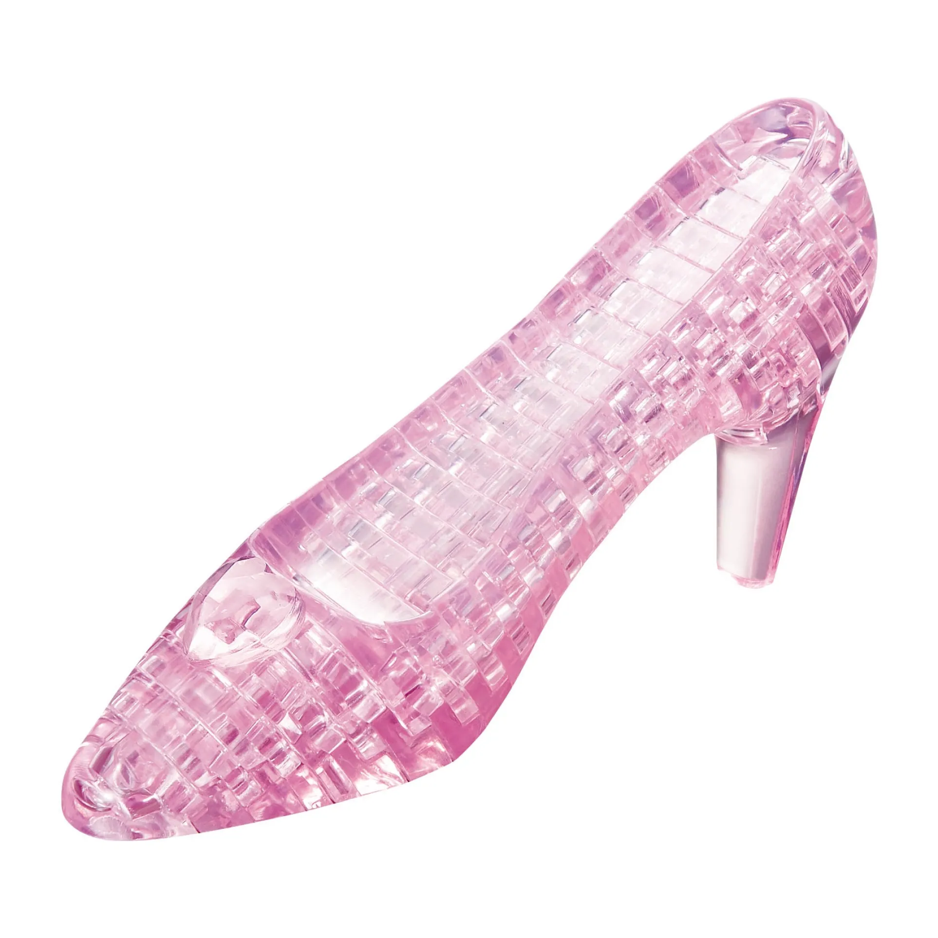Enchanted Pink Crystal Slipper 3D Puzzle, 44 Pcs