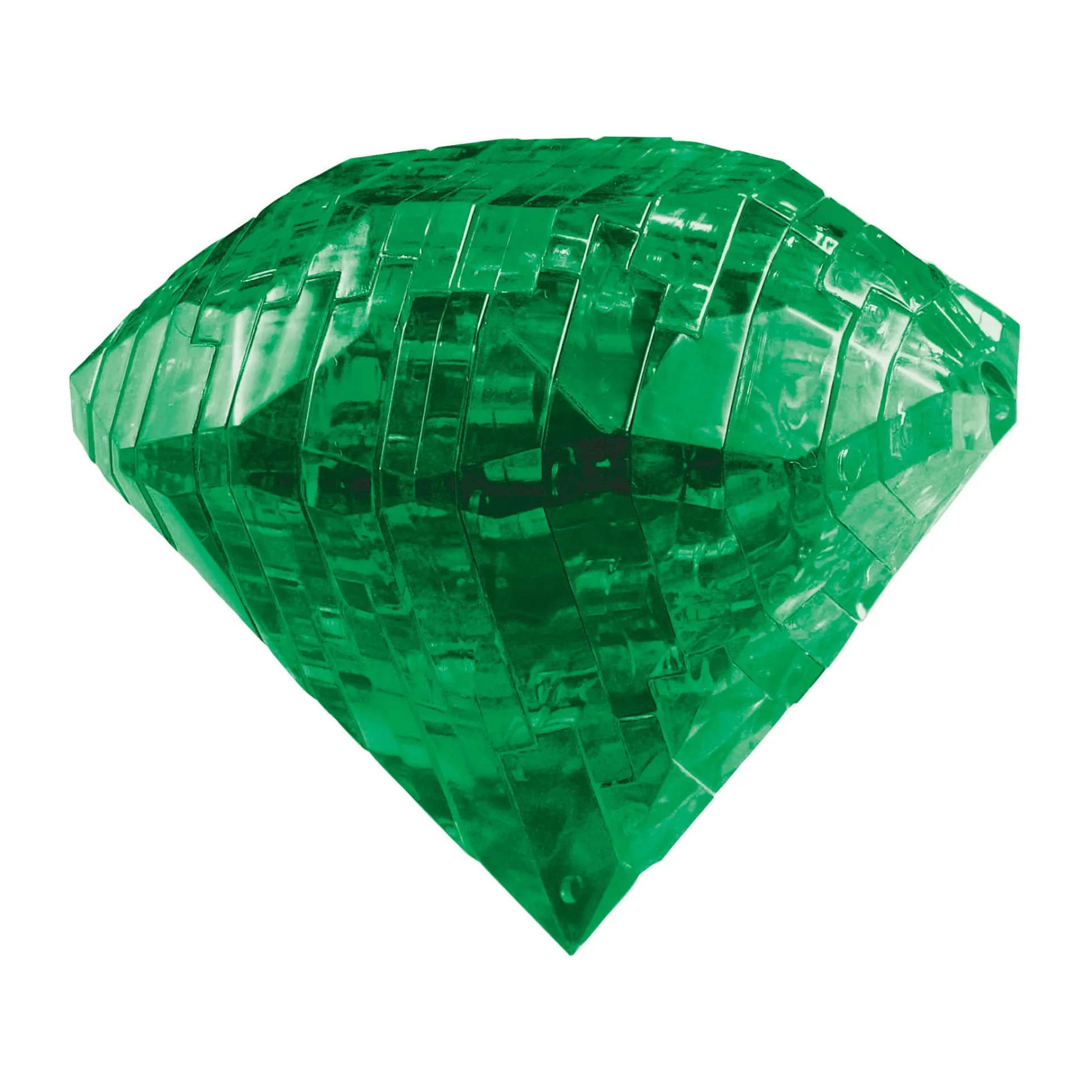 Enchanting Emerald 3D Crystal Puzzle - 43 Pieces Gem Edition