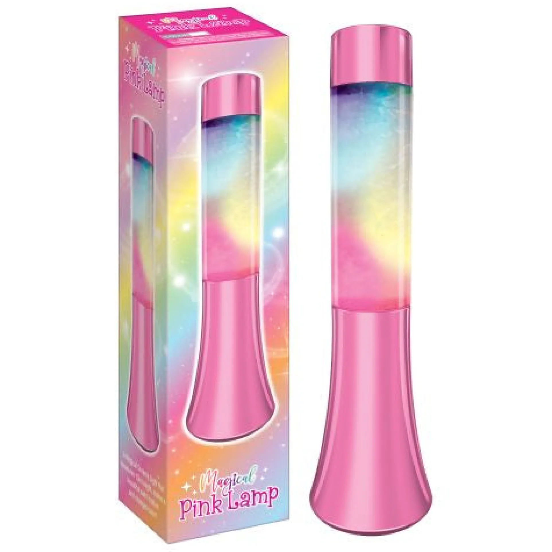 Enchanting Magical Pink Lamp with Multicolor Light Show