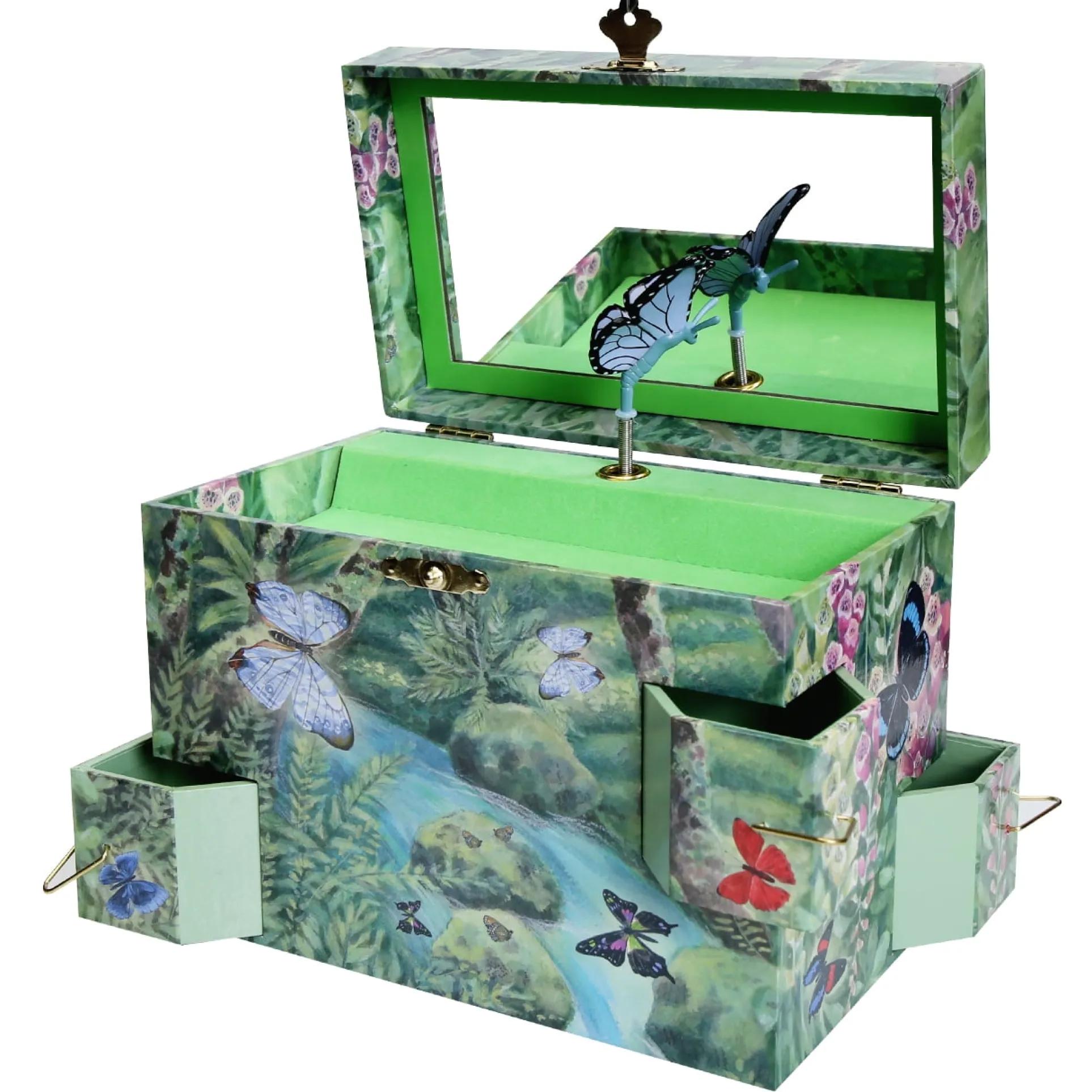 Enchantmints Mariposa Musical Butterfly Jewelry Box for Girls