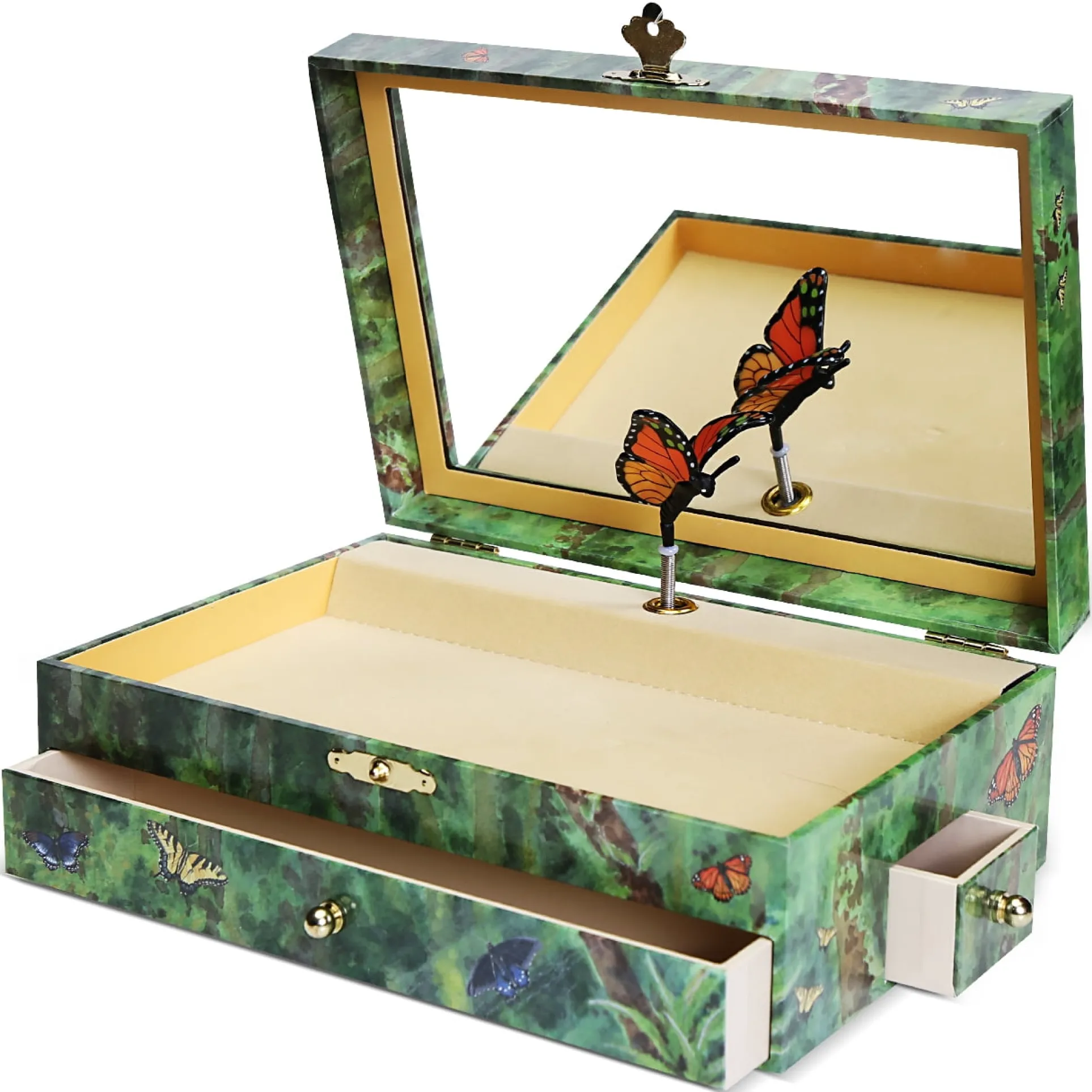 Enchantmints Papillon Butterfly Music Jewelry Box for Girls