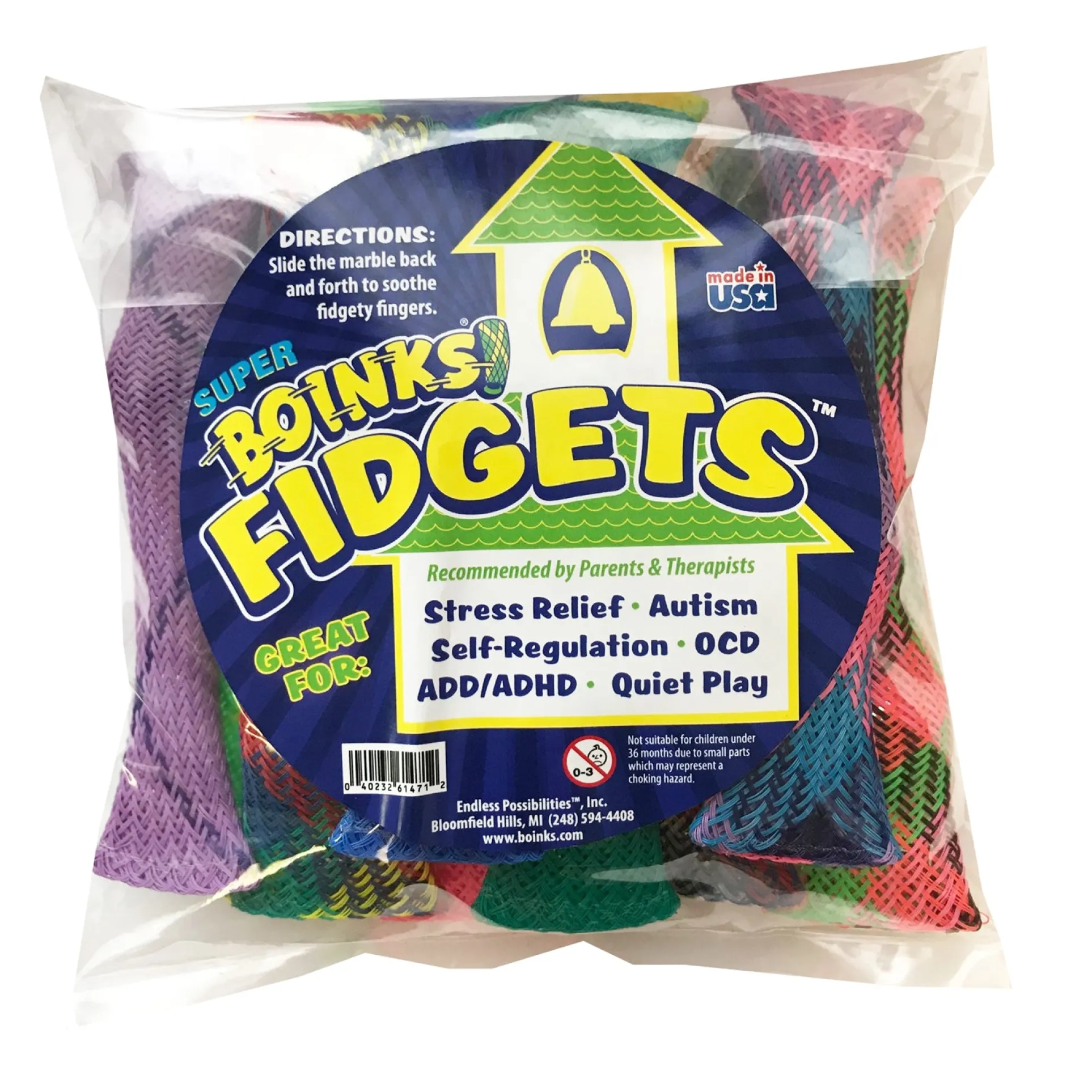 Endless Possibilities Super Boinks Fidgets, Pack of 10