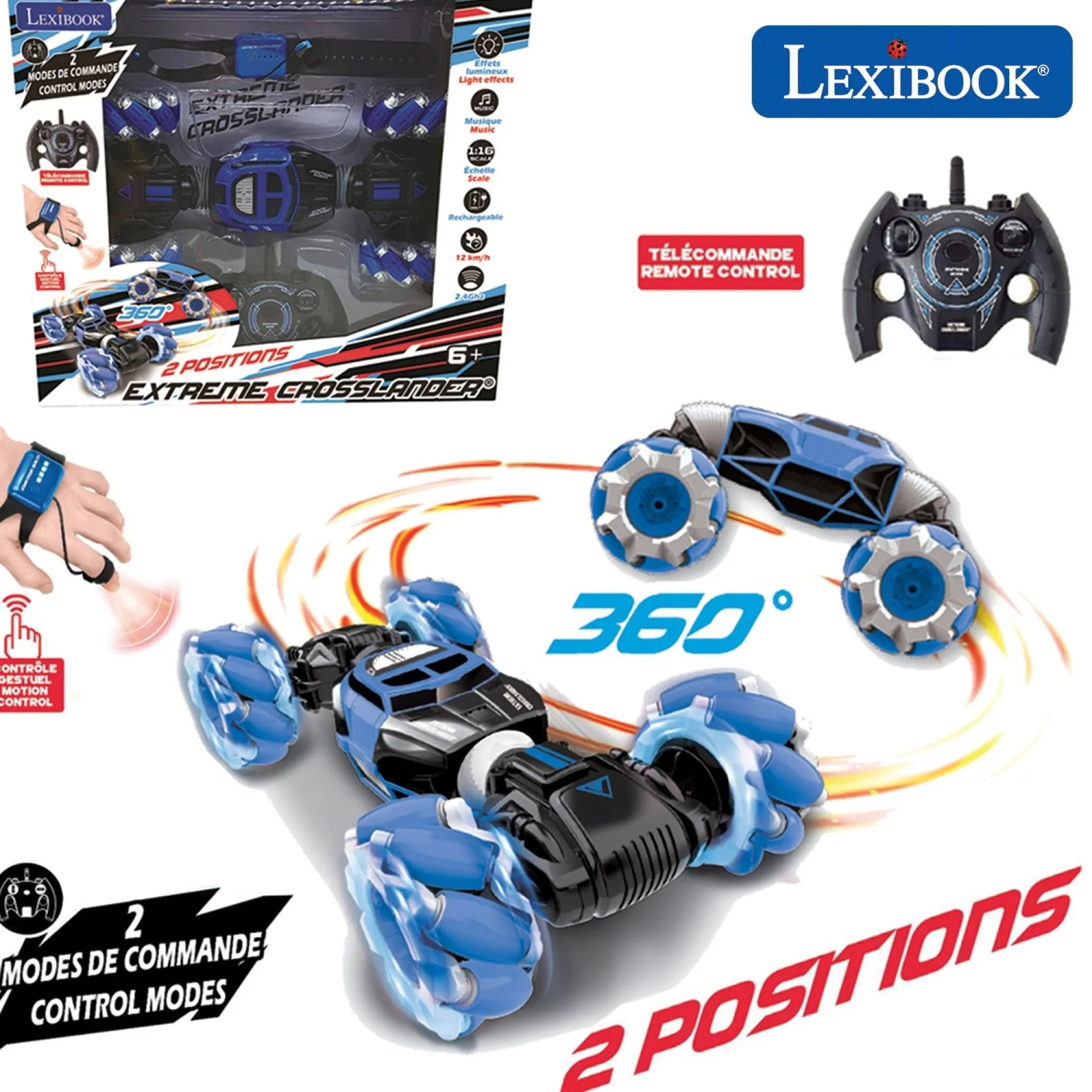 Lexibook Radio Control Extreme Crosslander - Blue/Black