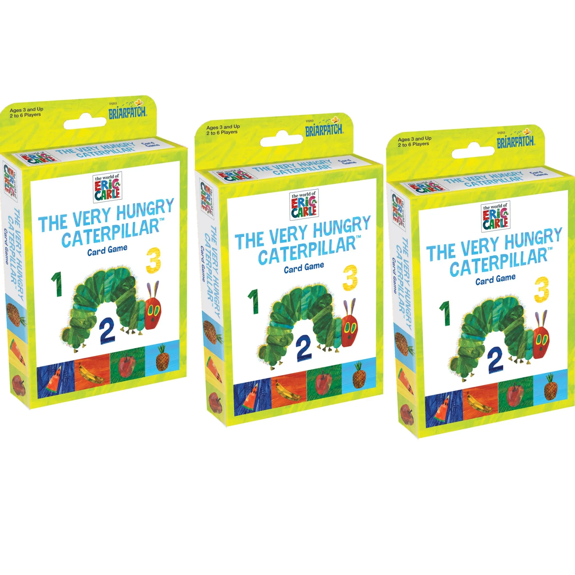 Eric Carle The Very Hungry Caterpillar Card Game Trio Pack