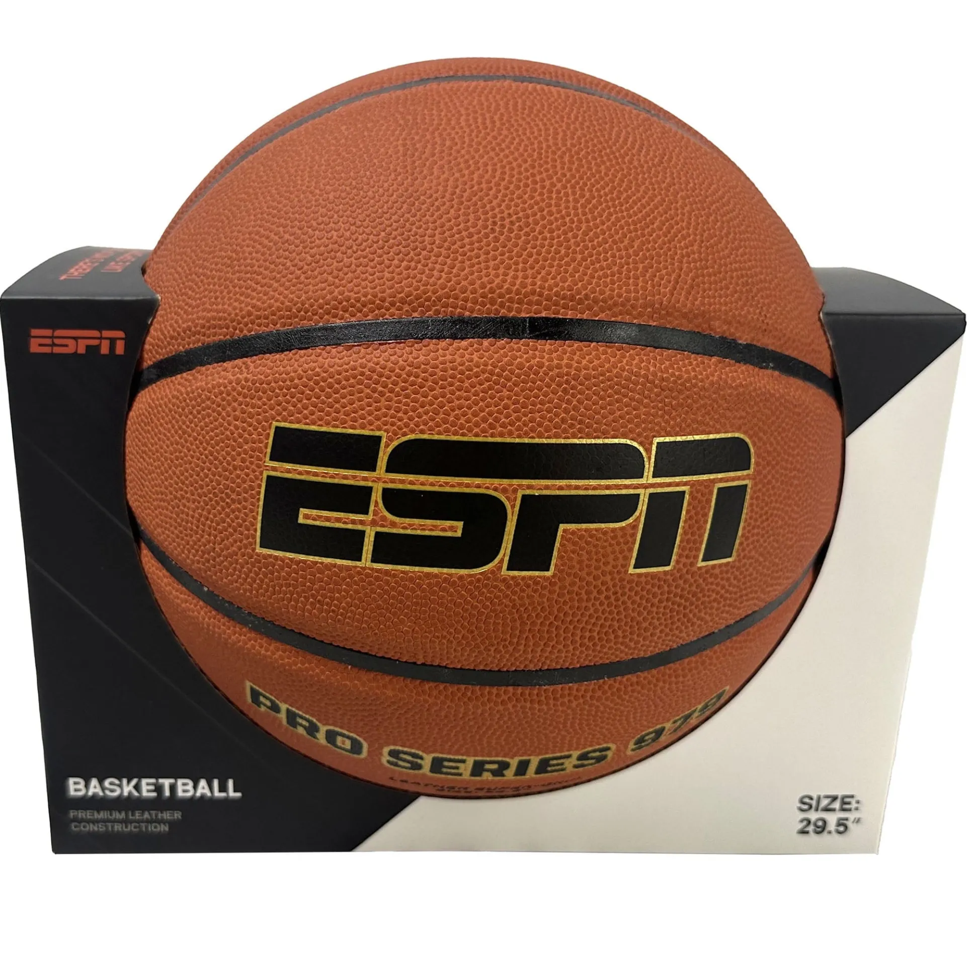 ESPN 979 Leather Basketball 29.5" - Master Your Game