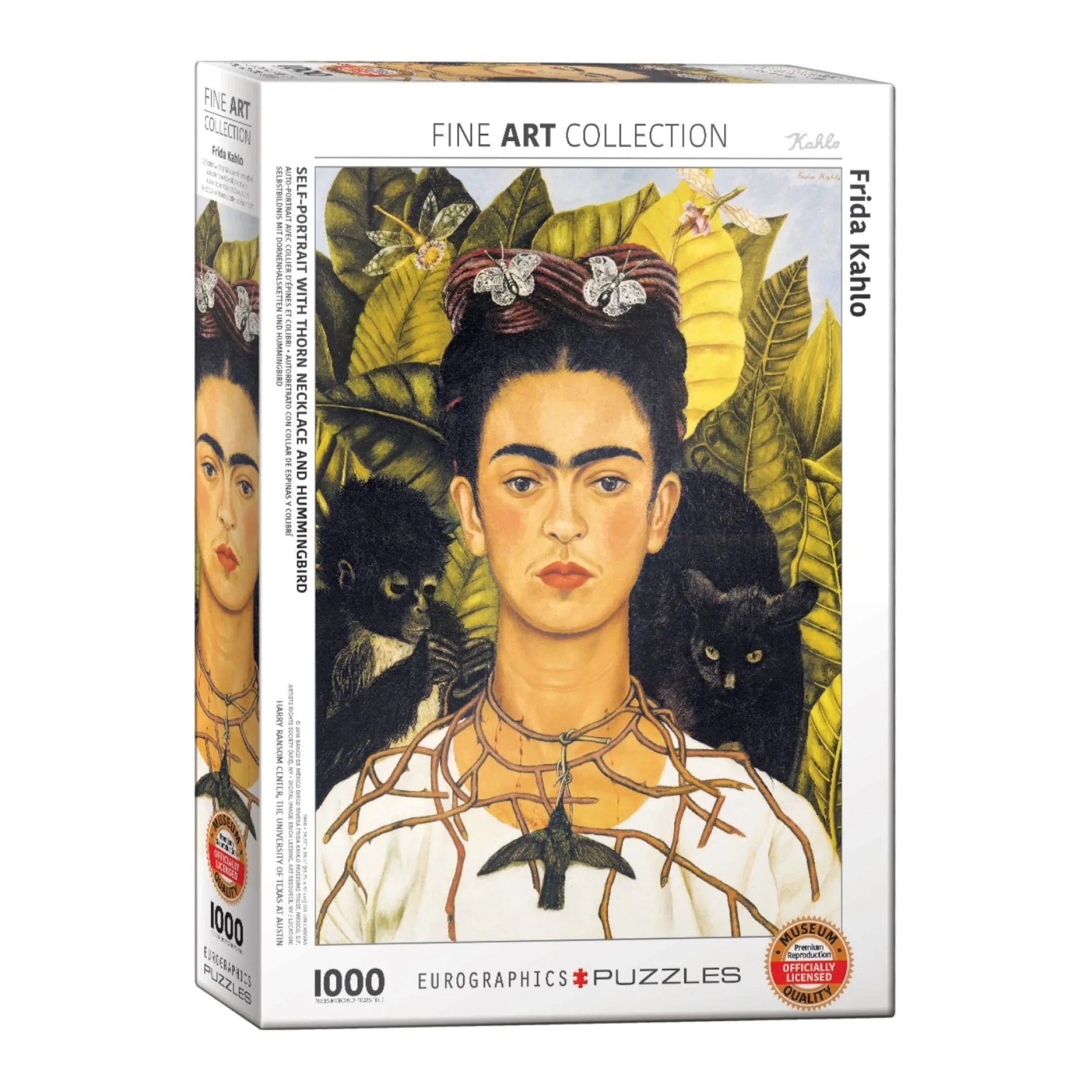 EuroGraphics Frida Kahlo's Self-Portrait Jigsaw Puzzle - 1000 pc.