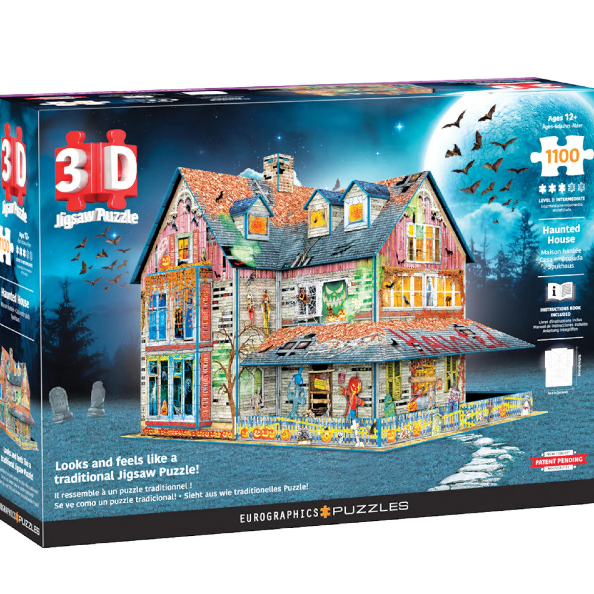 Eurographics Haunted House 3D Puzzle - 1100 pc