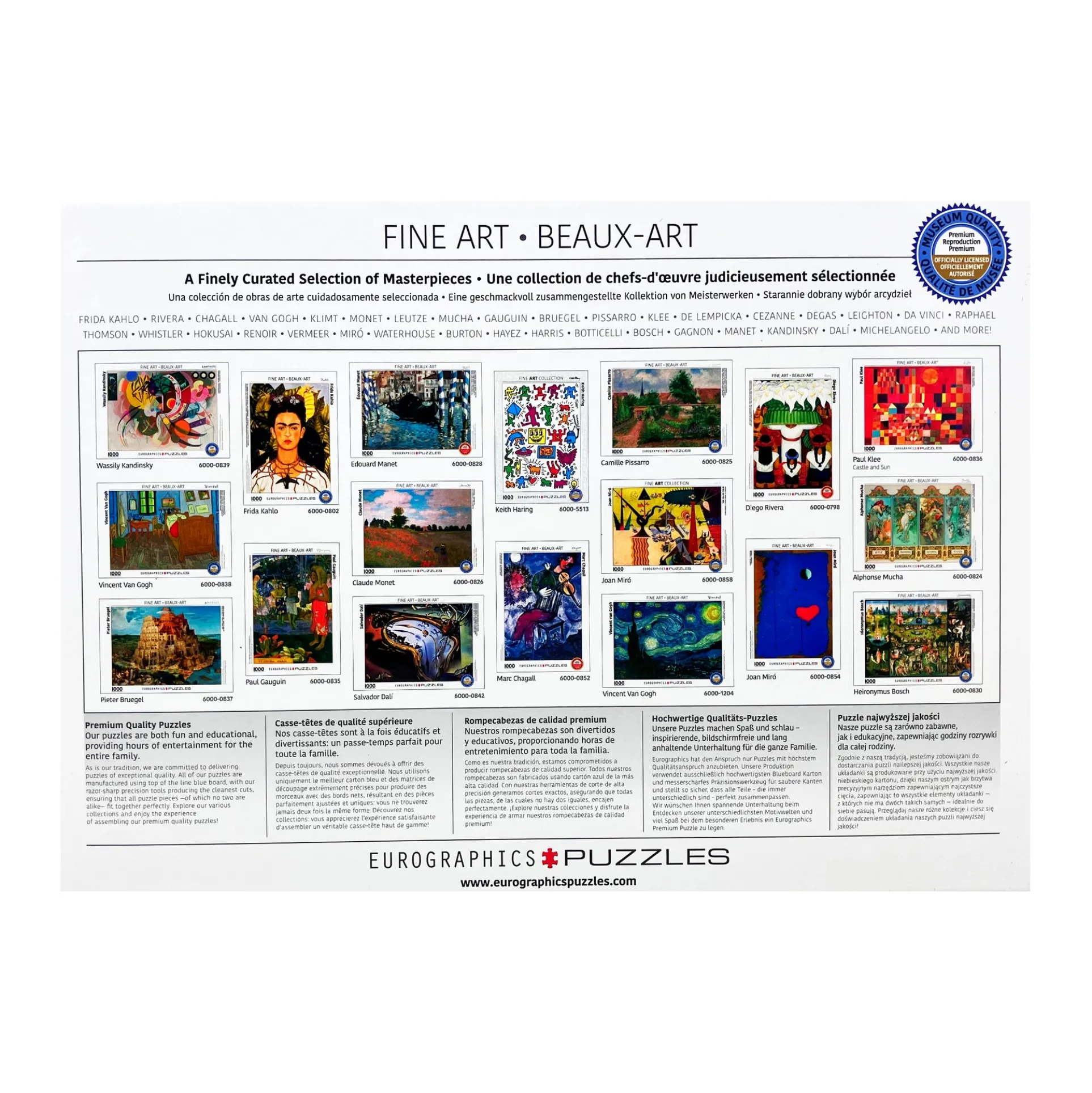 Eurographics Street Art by Banksy Jigsaw Puzzle - 1000 pc