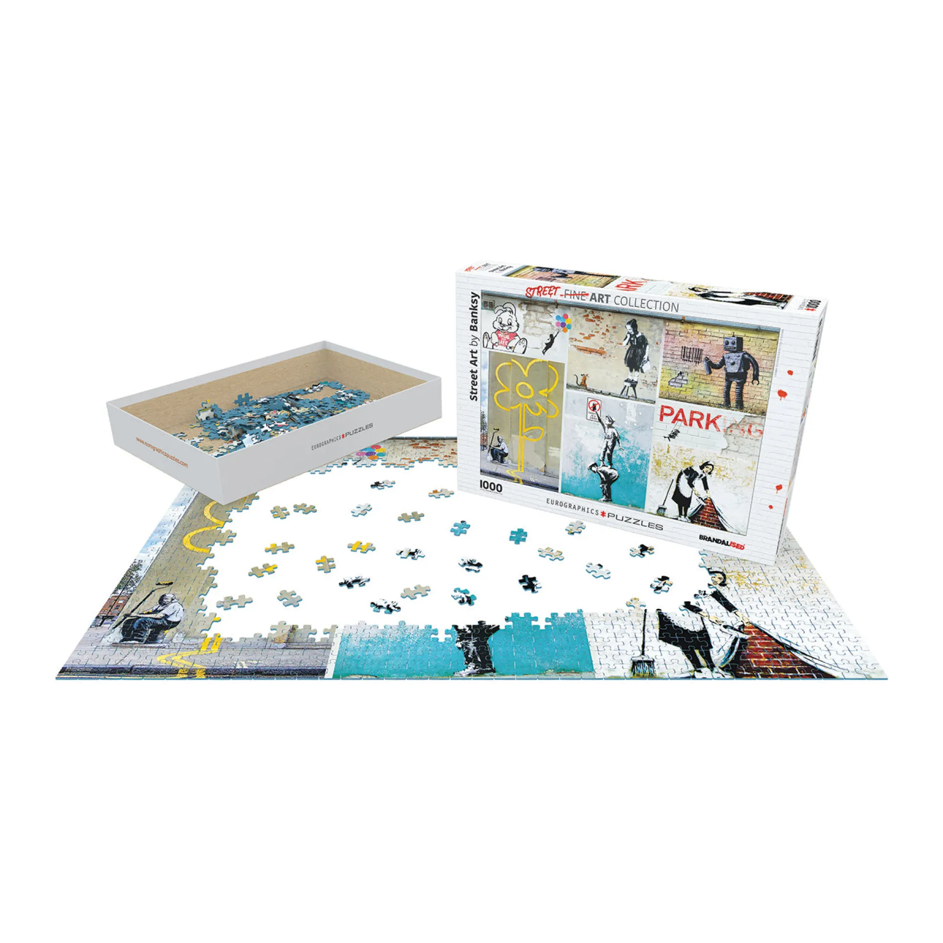 Eurographics Street Art by Banksy Jigsaw Puzzle - 1000 pc