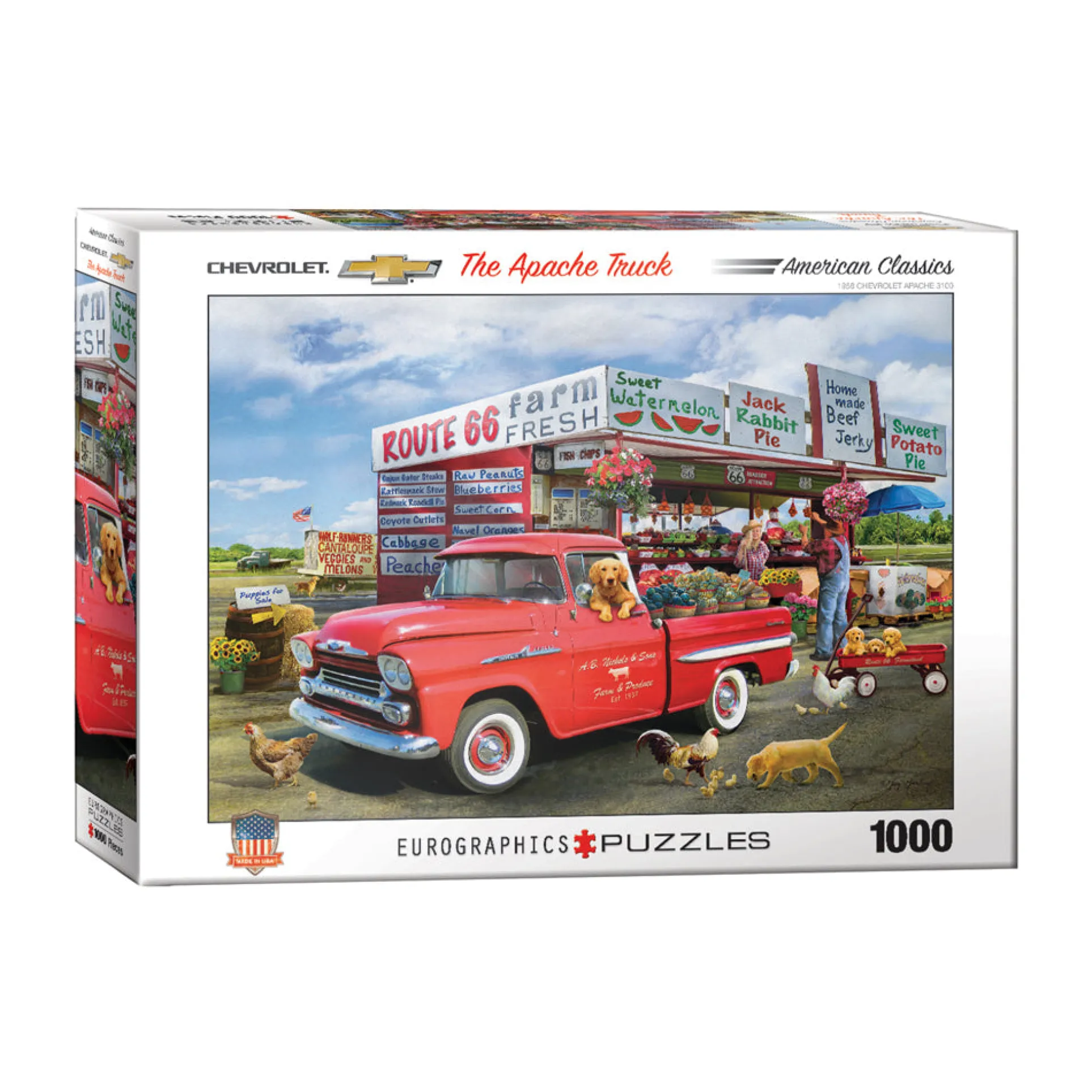 Eurographics The Apache Truck by Greg Giordano - 1000 pc Puzzle
